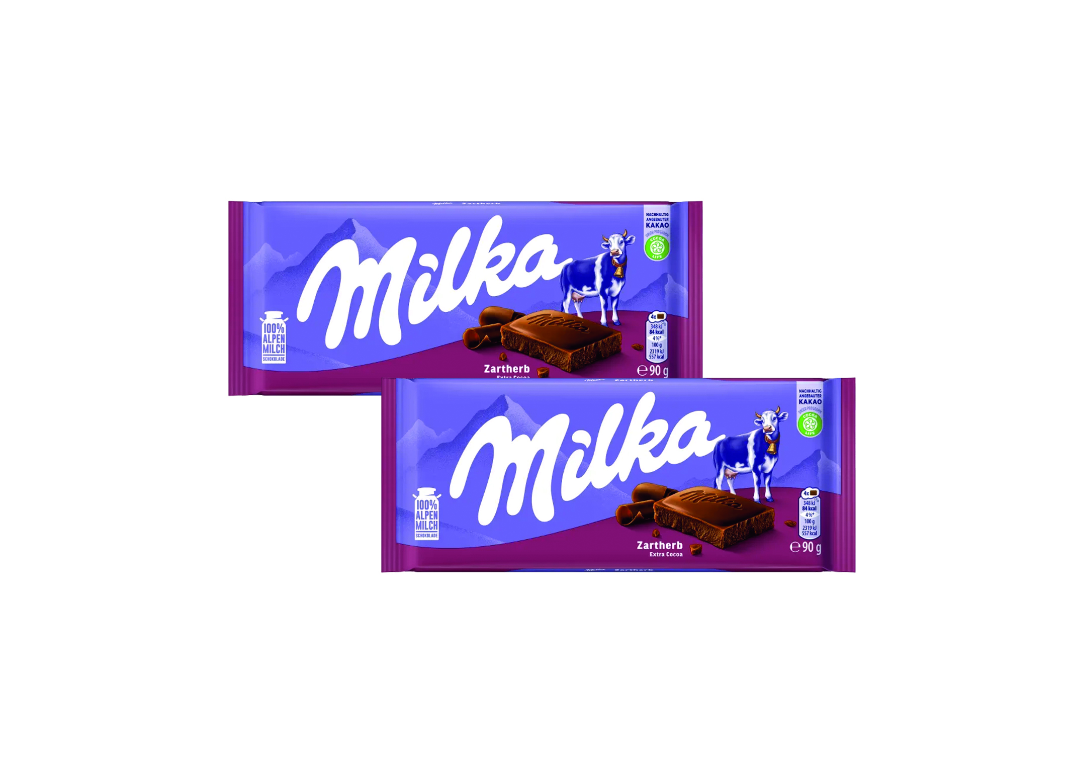 (Bild für) Milka Zartherb 90g 25