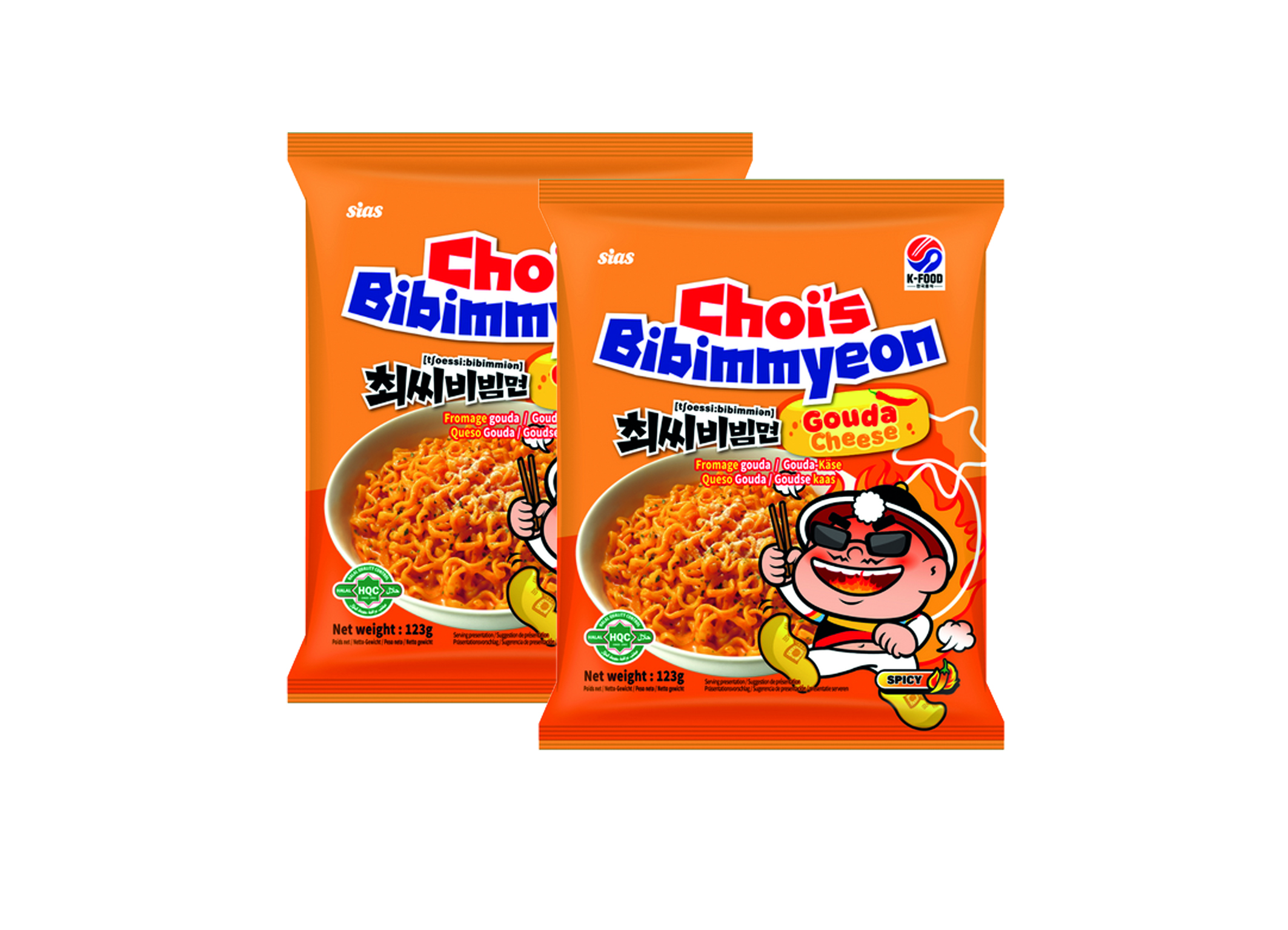 (Bild für) Chois Ramen Noodles Gouda Cheese 123g 20