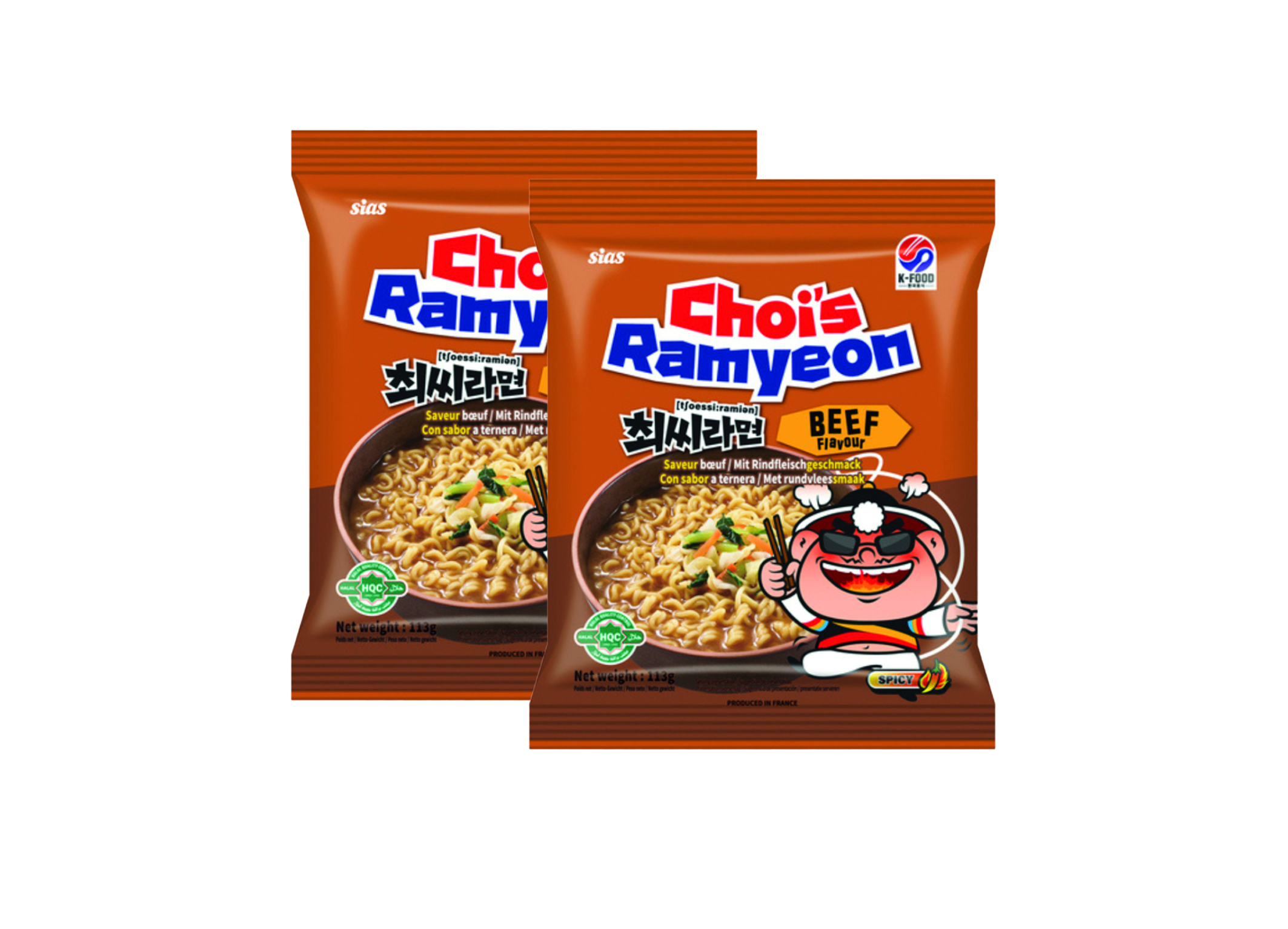 (Bild für) Chois Ramen Noodles Beef 113g 20