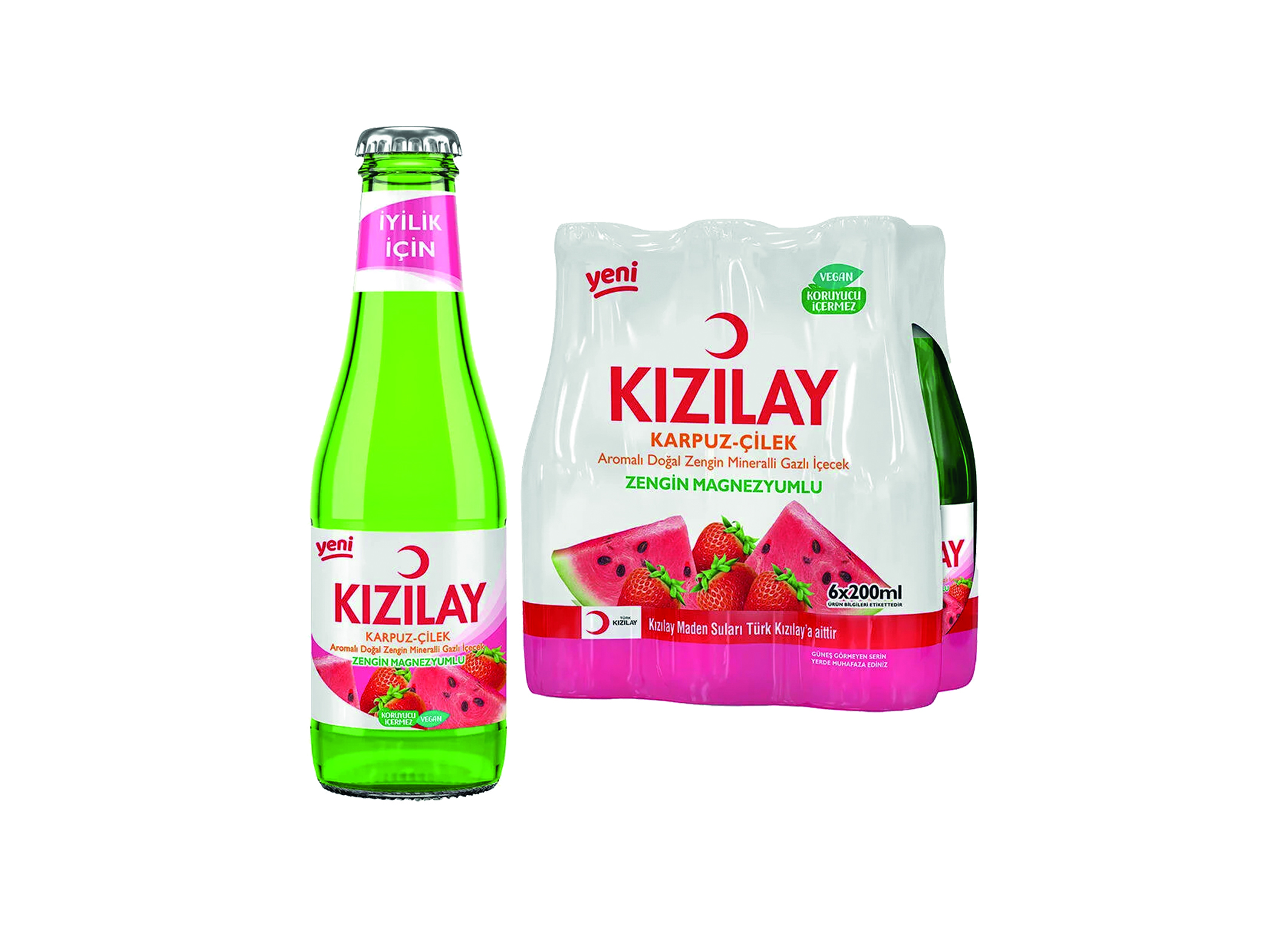 (Bild für) Kizilay Wassermelone-Erdbeere 0,2L FL EW 24