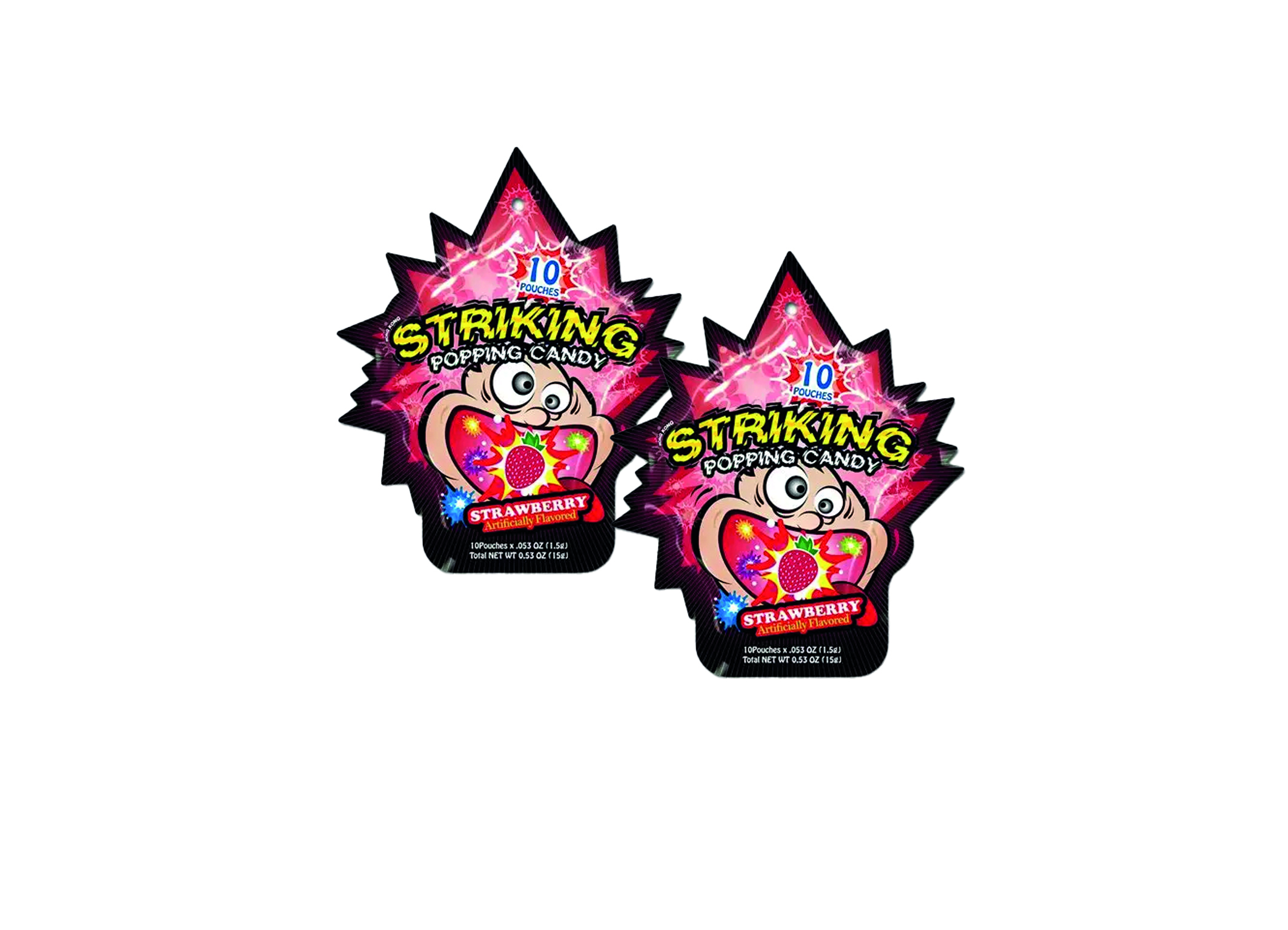 (Bild für) Striking Popping Candy Strawberry 15g 48