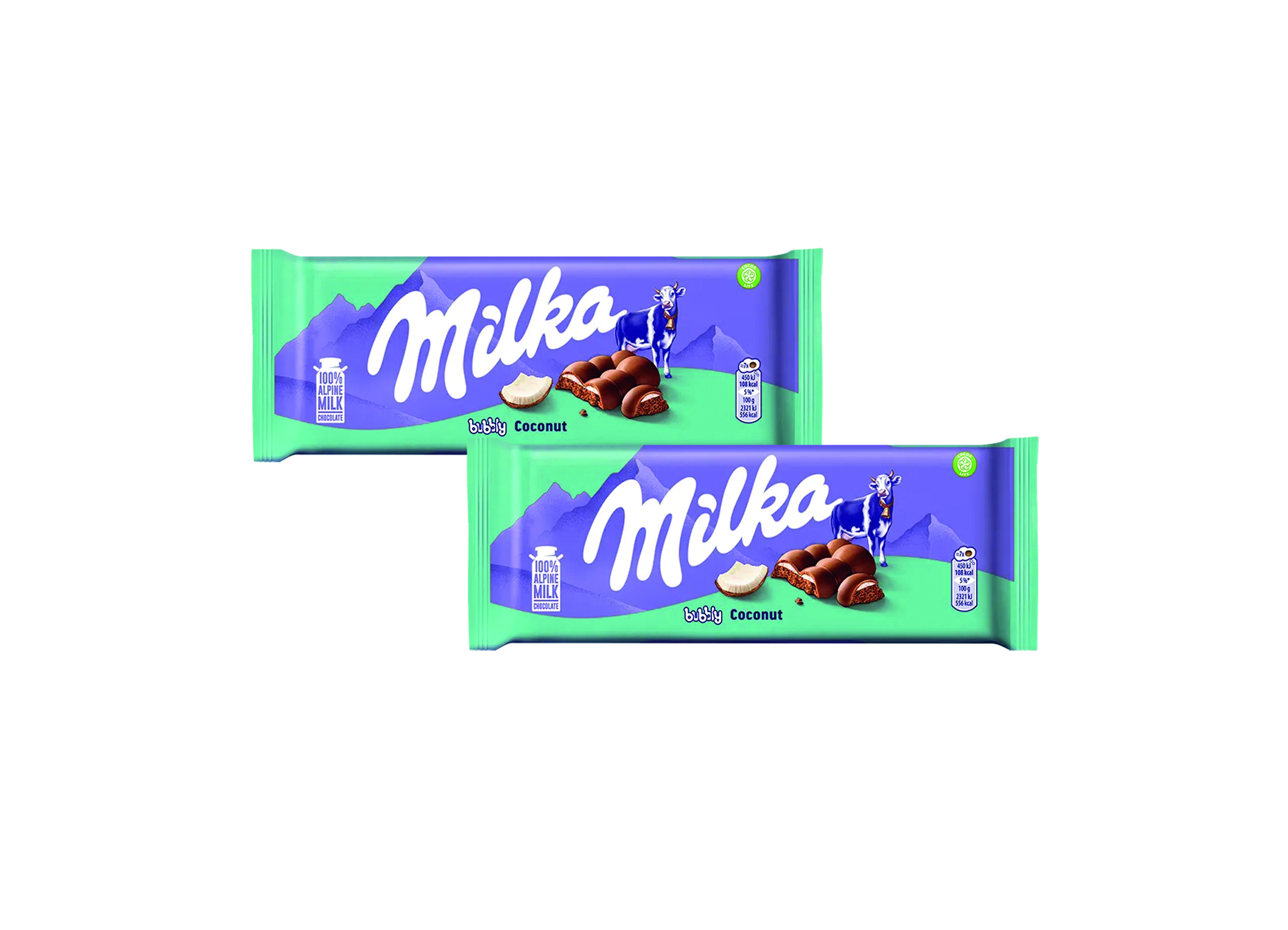 (Bild für) Milka Bubbly Coconut 97g 12