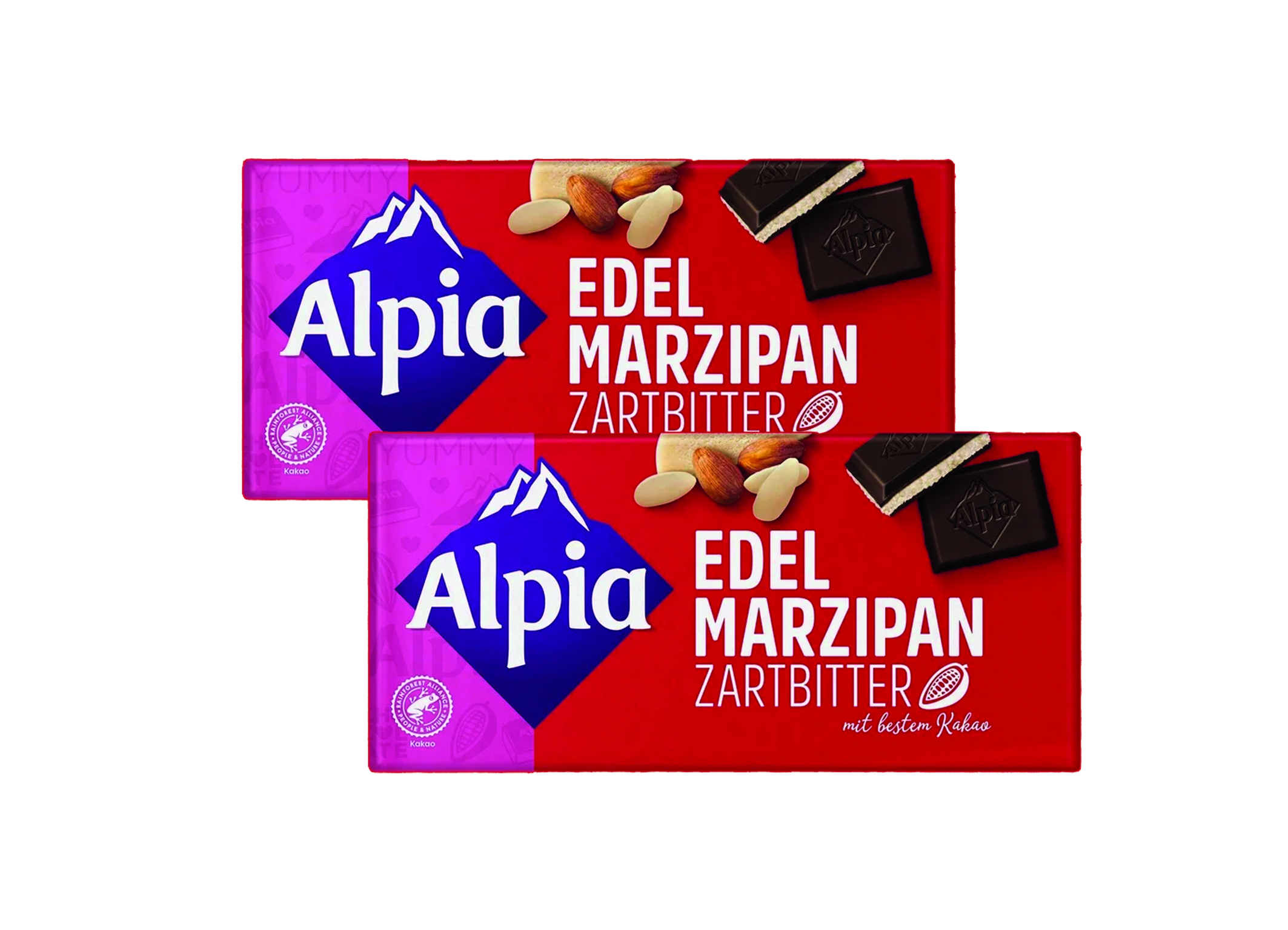 (Bild für) Alpia Edel Marzipan Zartbitter 100g 20
