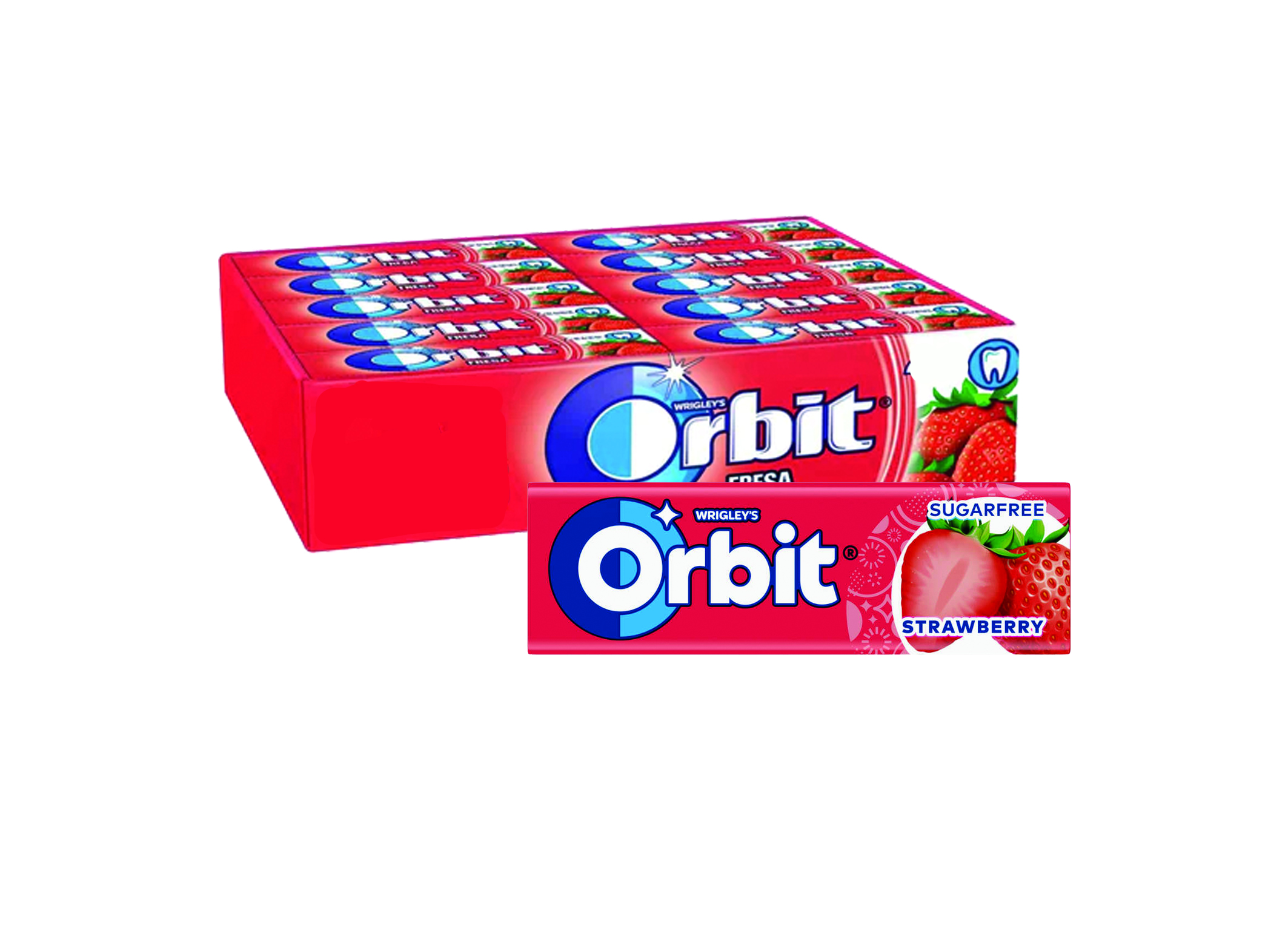 (Bild für) Orbit Erdbeere Single 14g 30