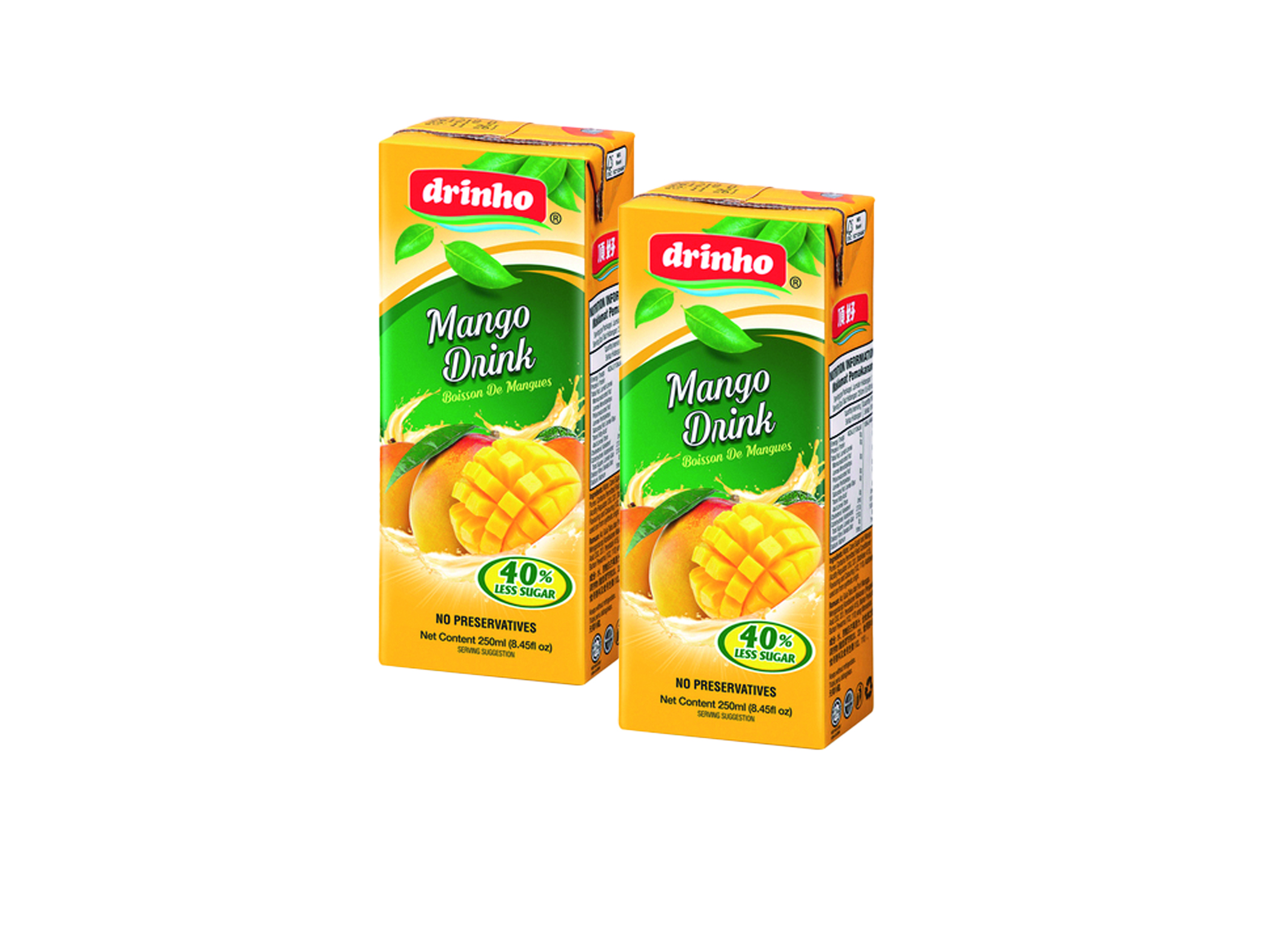 (Bild für) Drinho Mango Drink 0,25L Tetra Pak 24