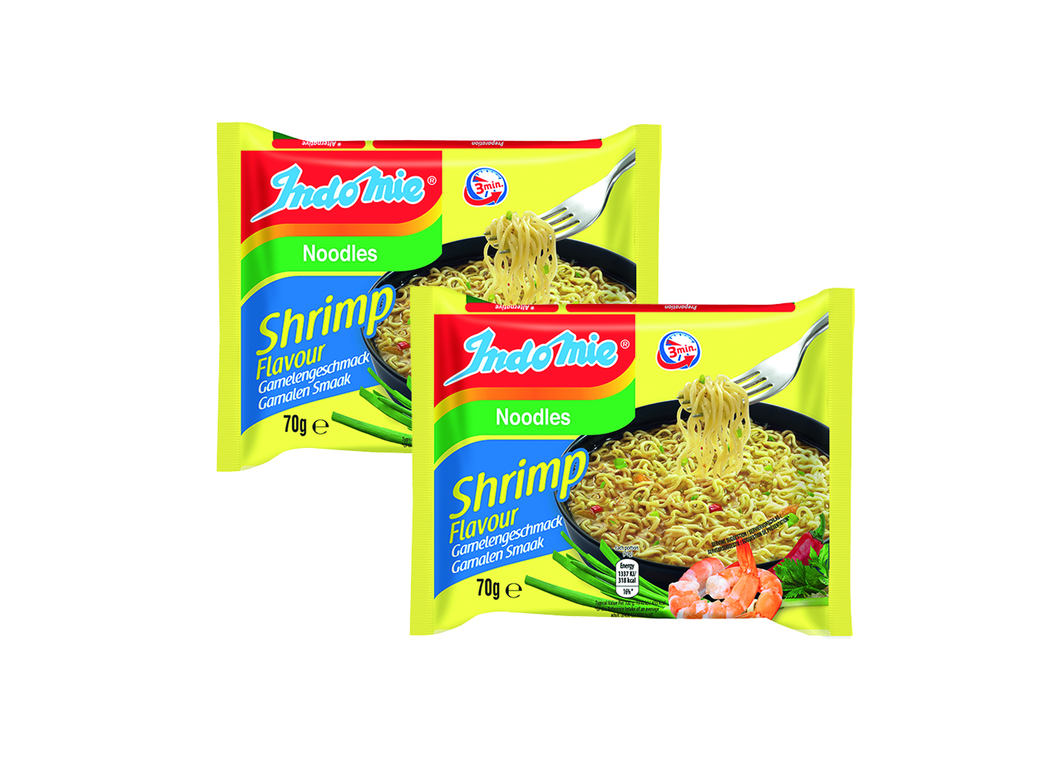 (Bild für) Indomie Instant Noodles Shrimp 70g 40