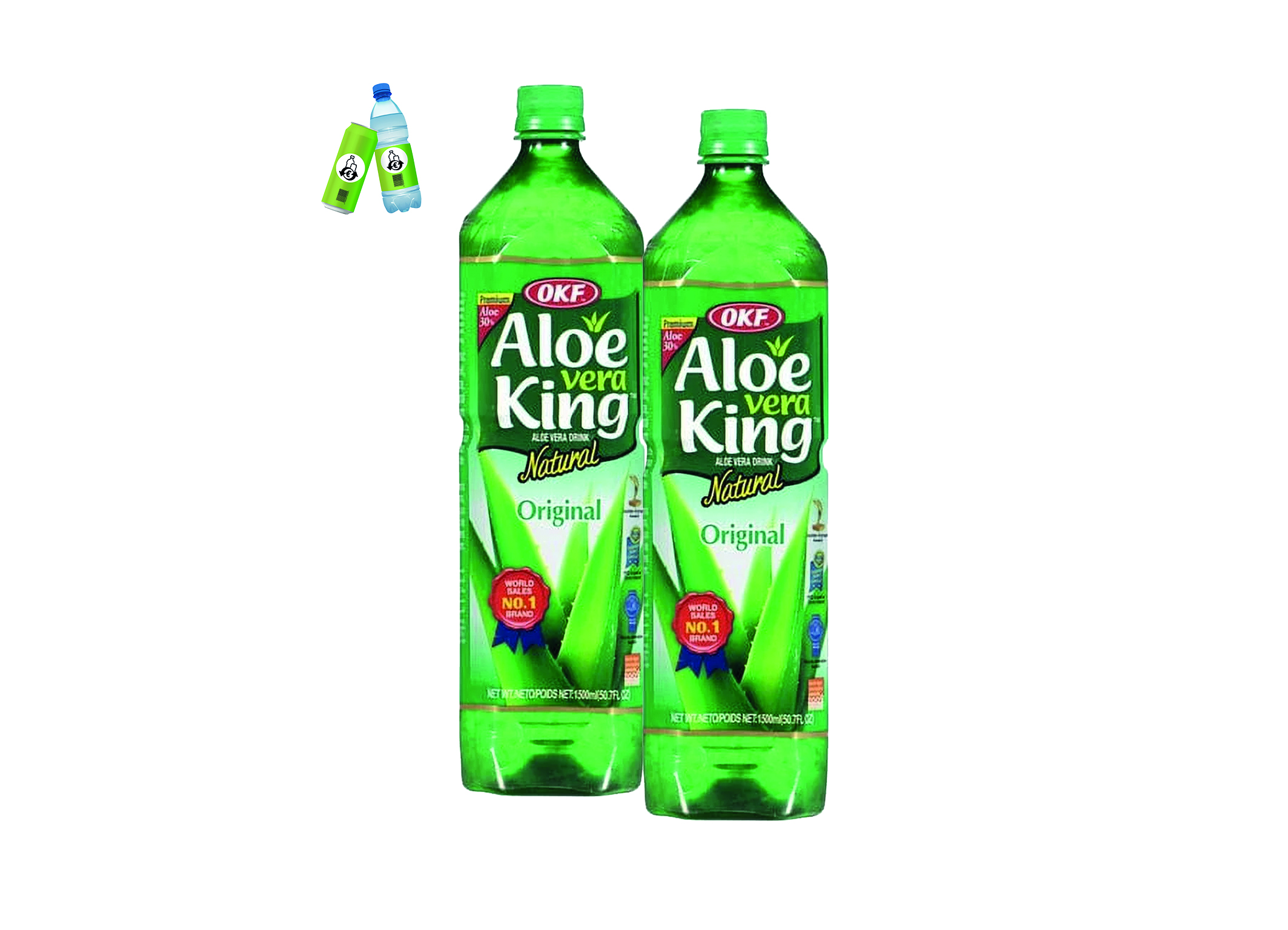 (Bild für) OKF Aloe Vera King Original 1,5L PET EWP 12