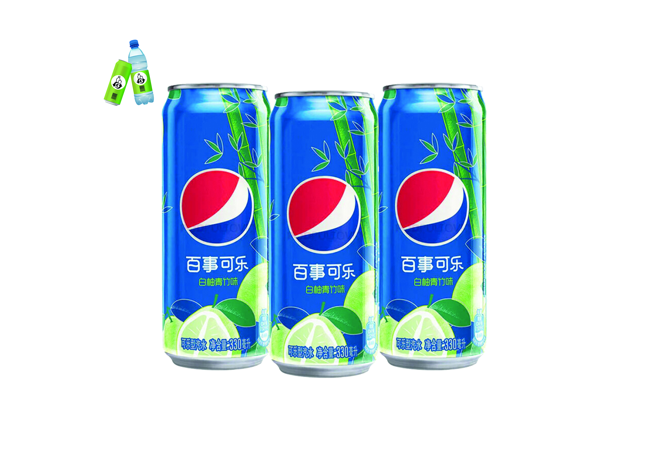 (Bild für) Pepsi Bamboo Grapefruit China 0,33L DS EWP 12