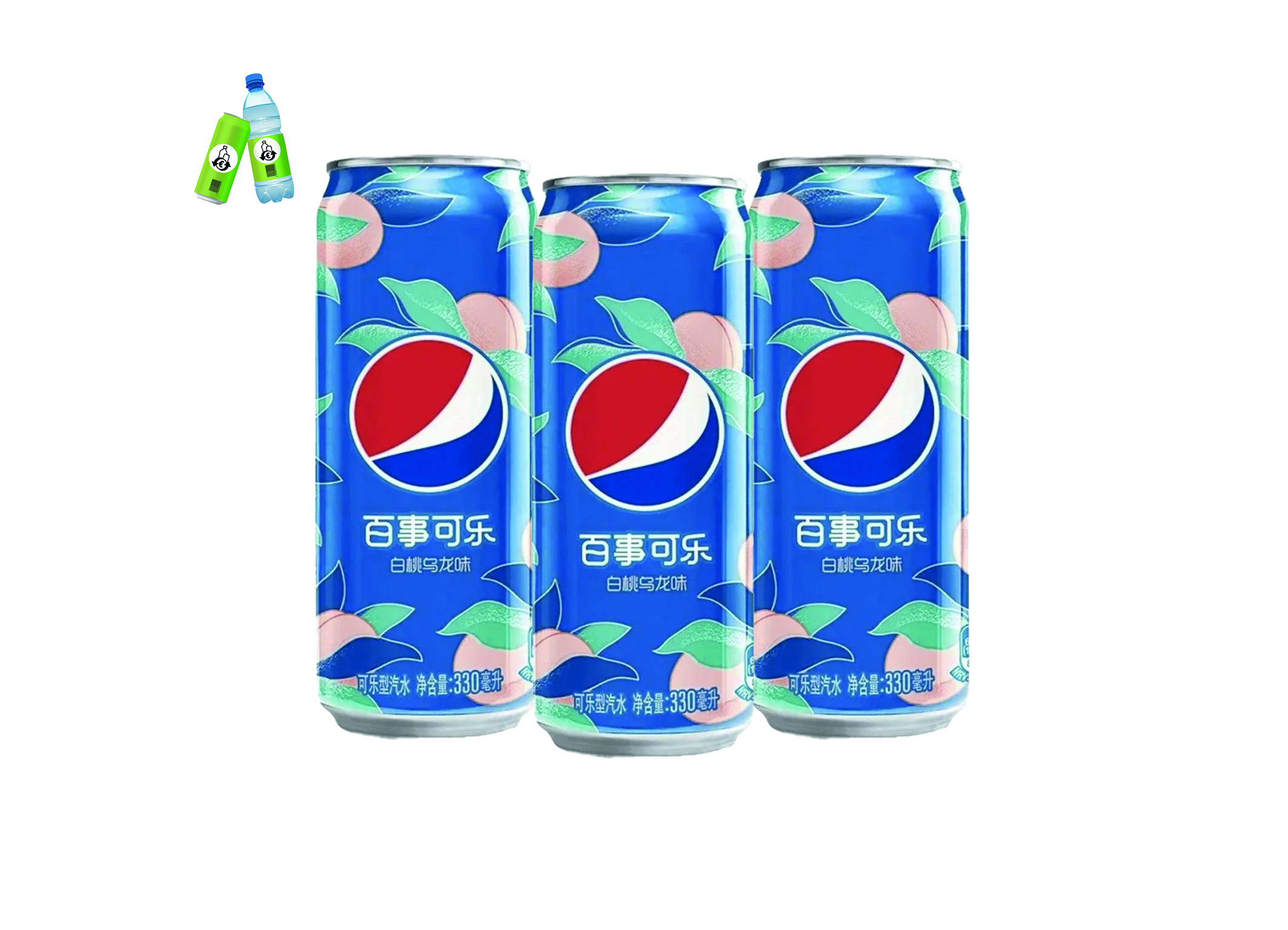 (Bild für) Pepsi White Peach China 0,33L DS EWP 12