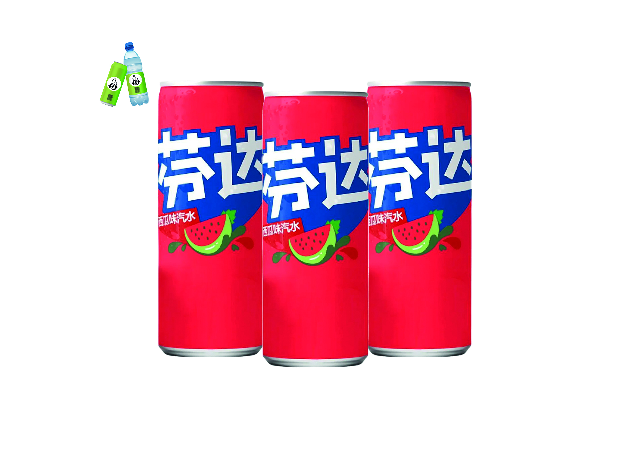 (Bild für) Fanta Watermelon China 0,33L DS EWP 24