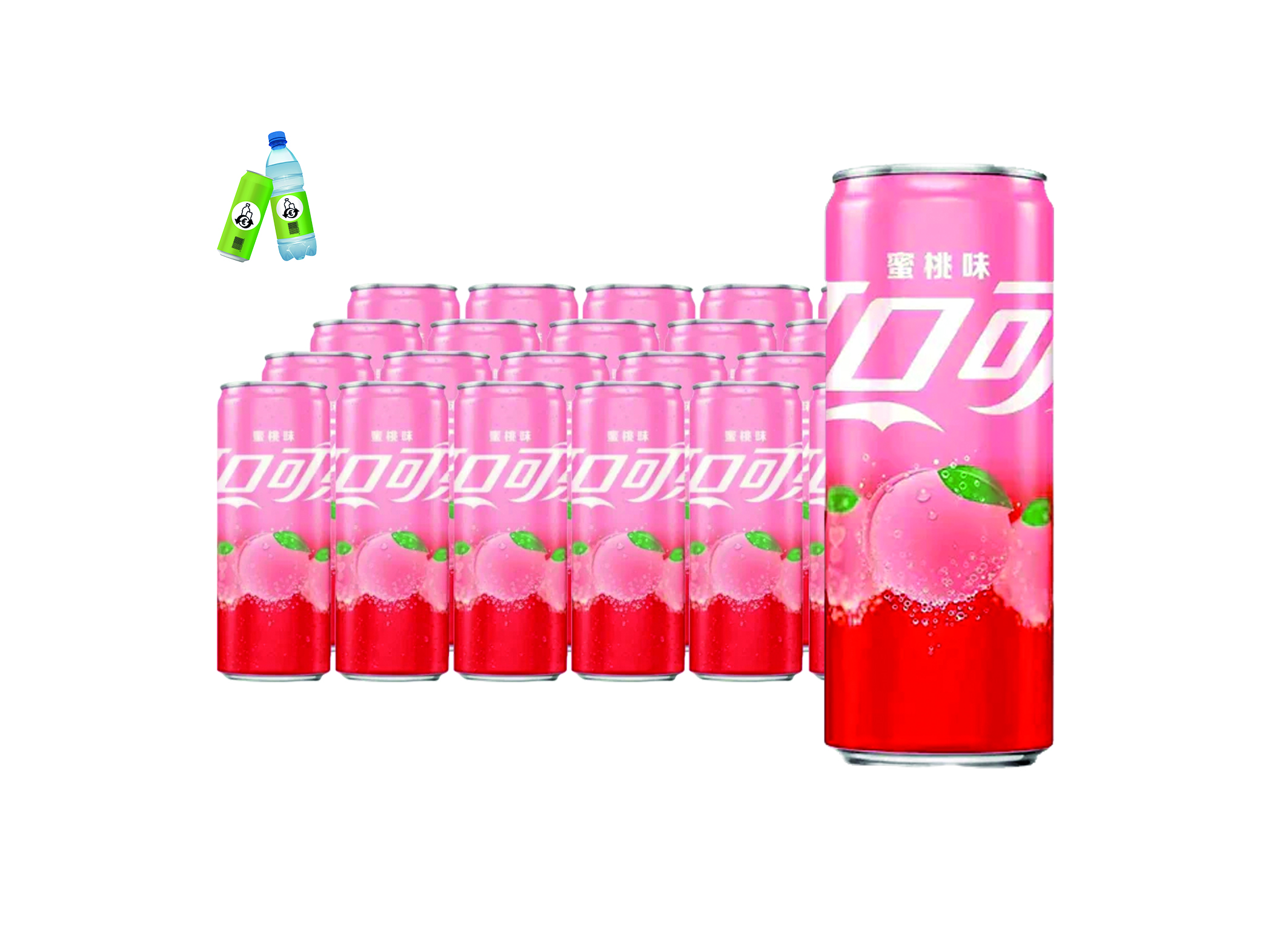 (Bild für) Coca Cola White Peach China 0,33L DS EWP 24
