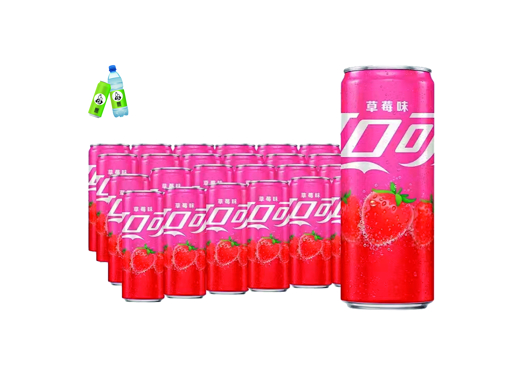 (Bild für) Coca Cola Strawberry China 0,33L DS EWP 24