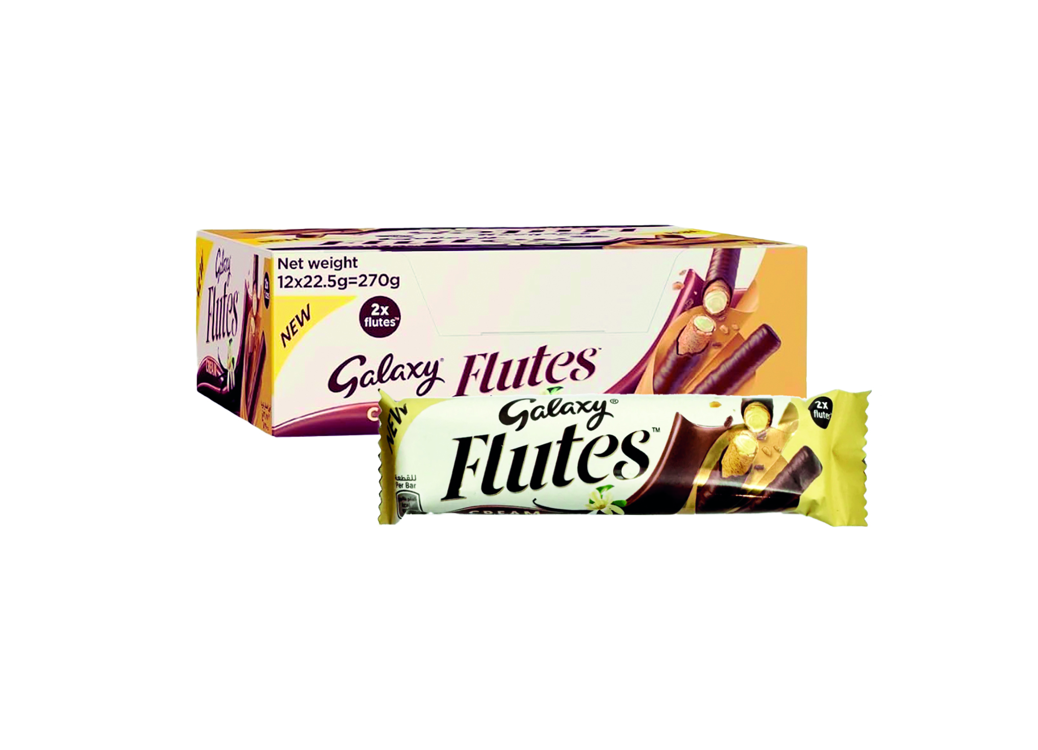 (Bild für) Galaxy Flutes Wafer Rolls 22,5g 12