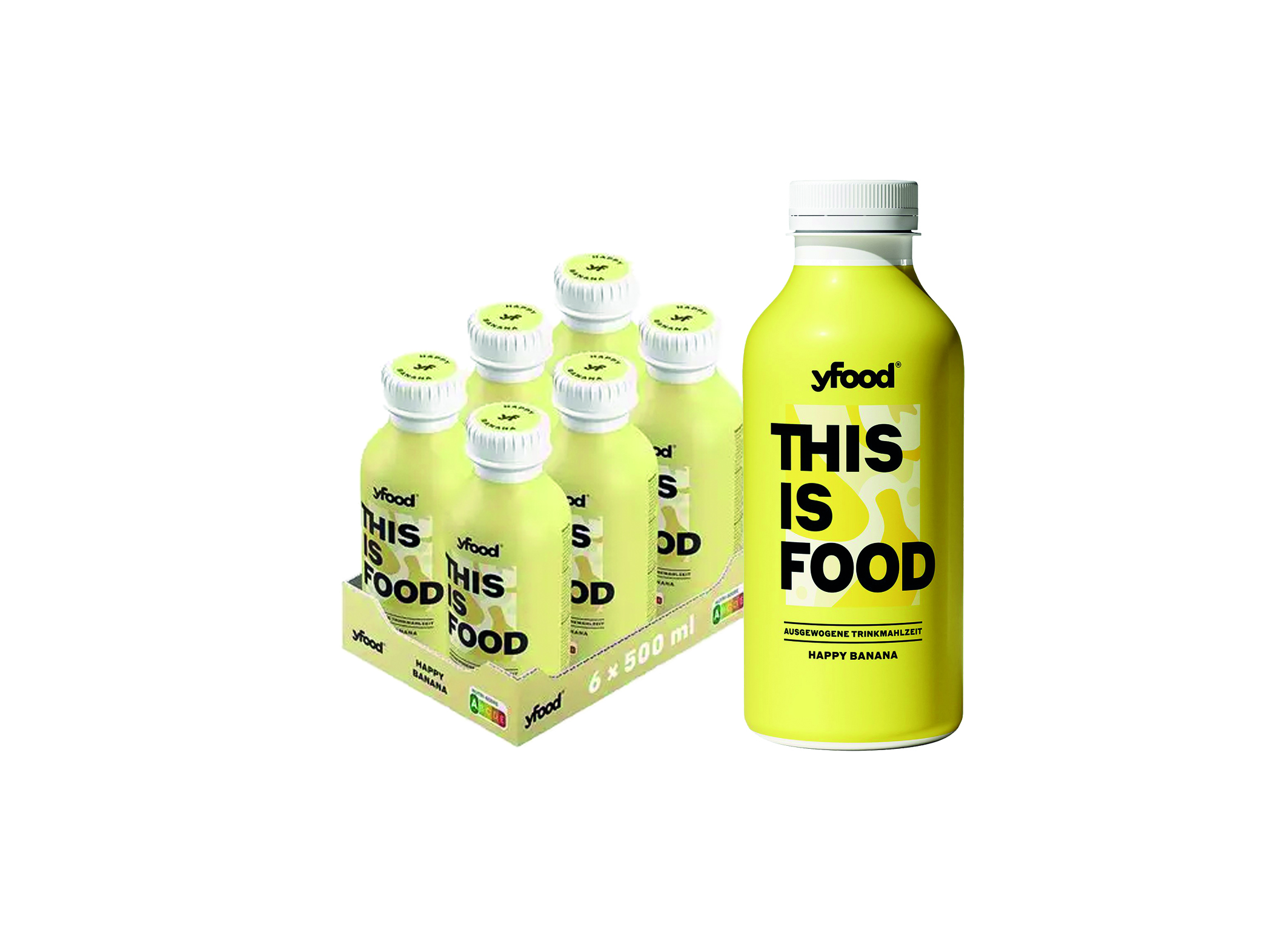 (Bild für) yfood Trinkmahlzeit Happy Banana 0,5L 6