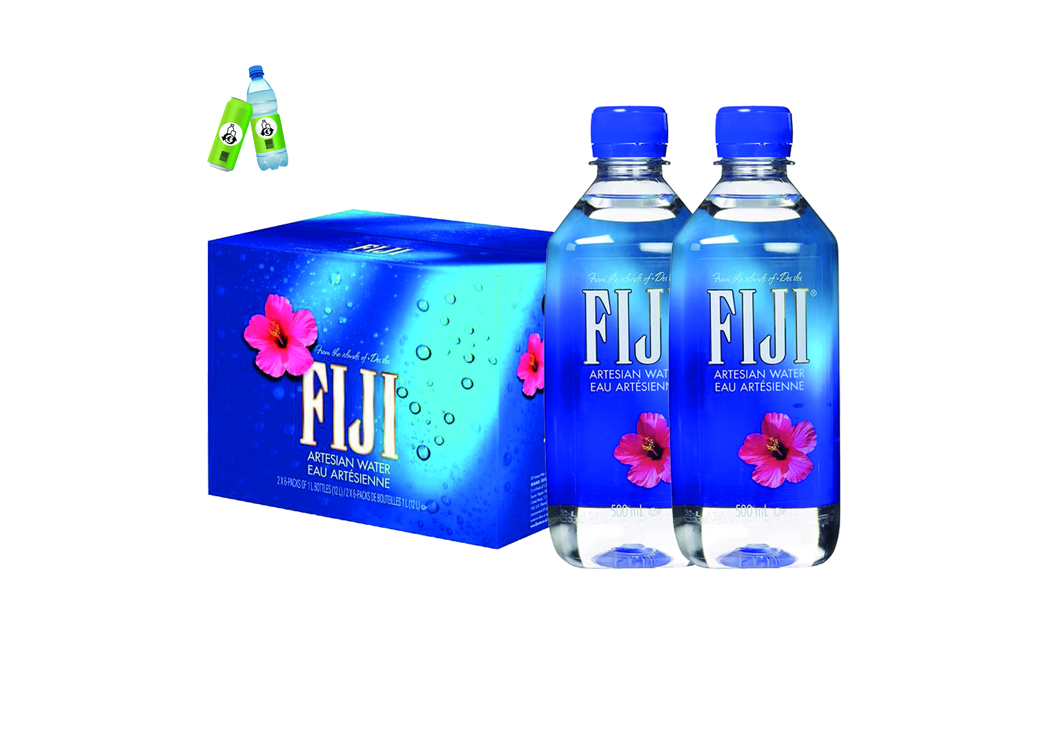 (Bild für) Fiji Wasser still 0,5L PET EWP 24