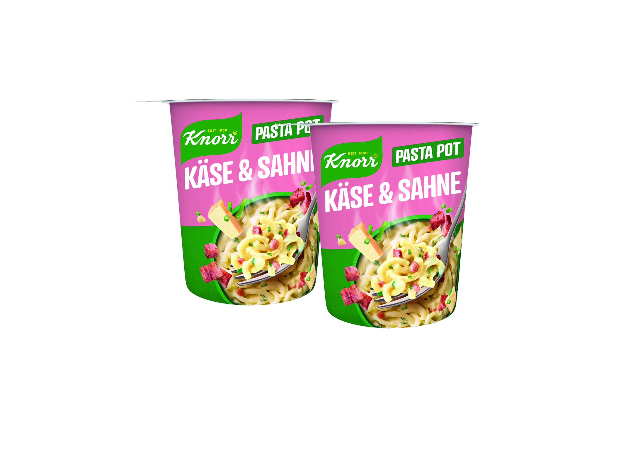 (Bild für) Knorr Snack Becher Pasta Käse & Sahne 63g 8