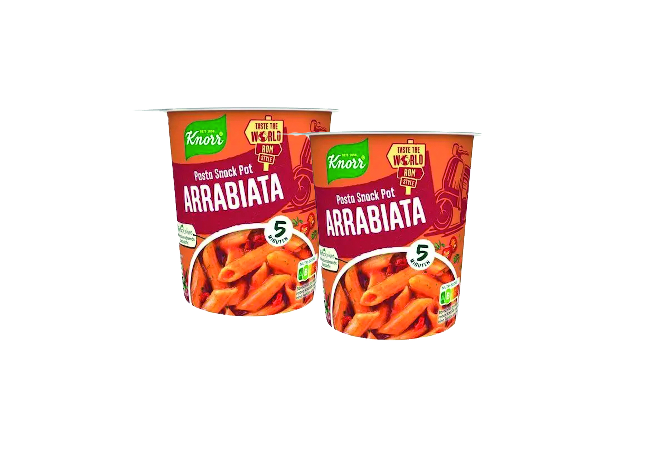(Bild für) Knorr Snack Becher Pasta Arrabiata 66g 8