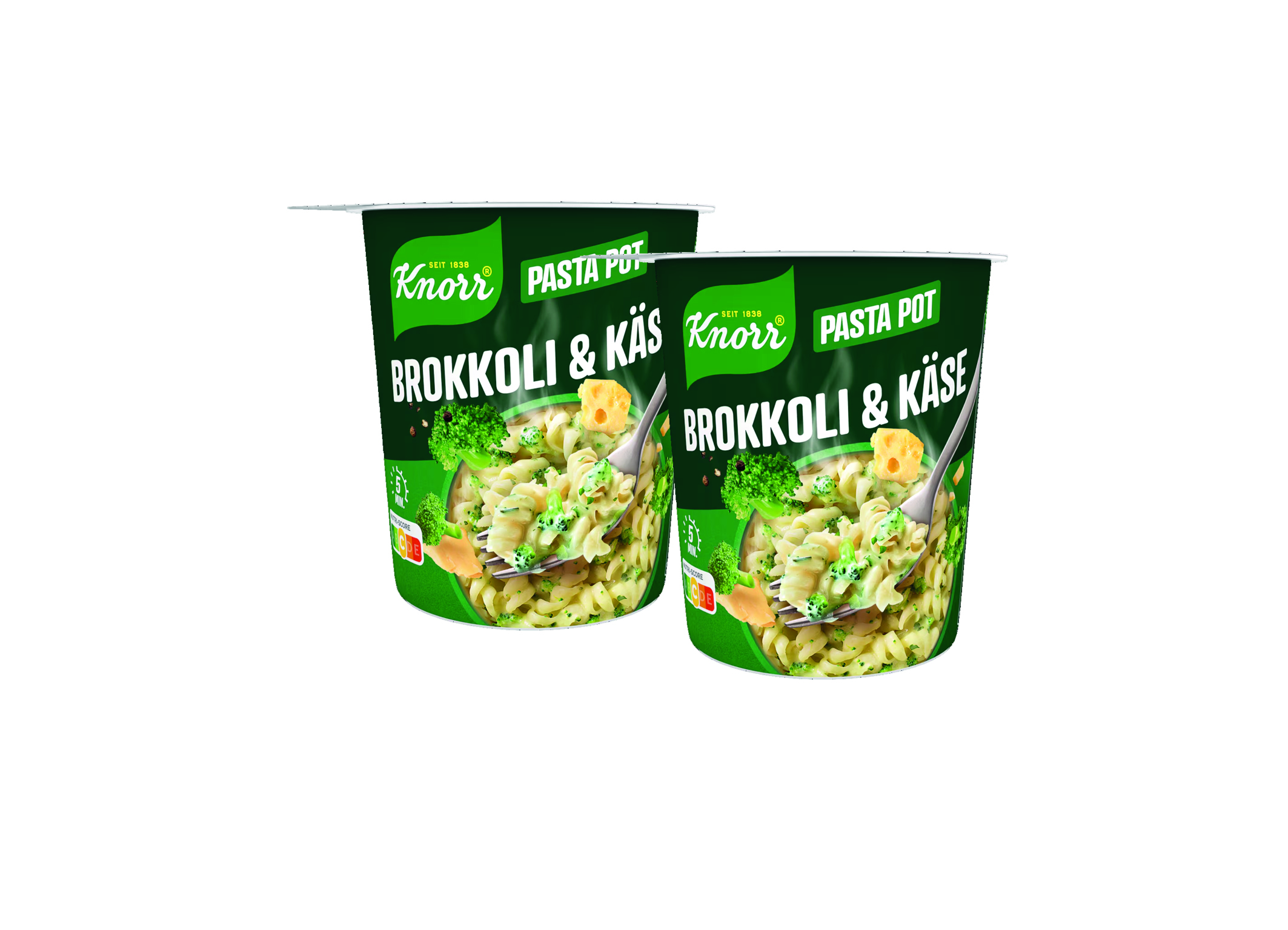 (Bild für) Knorr Snack Becher Pasta Brokkoli & Käse 62g 8