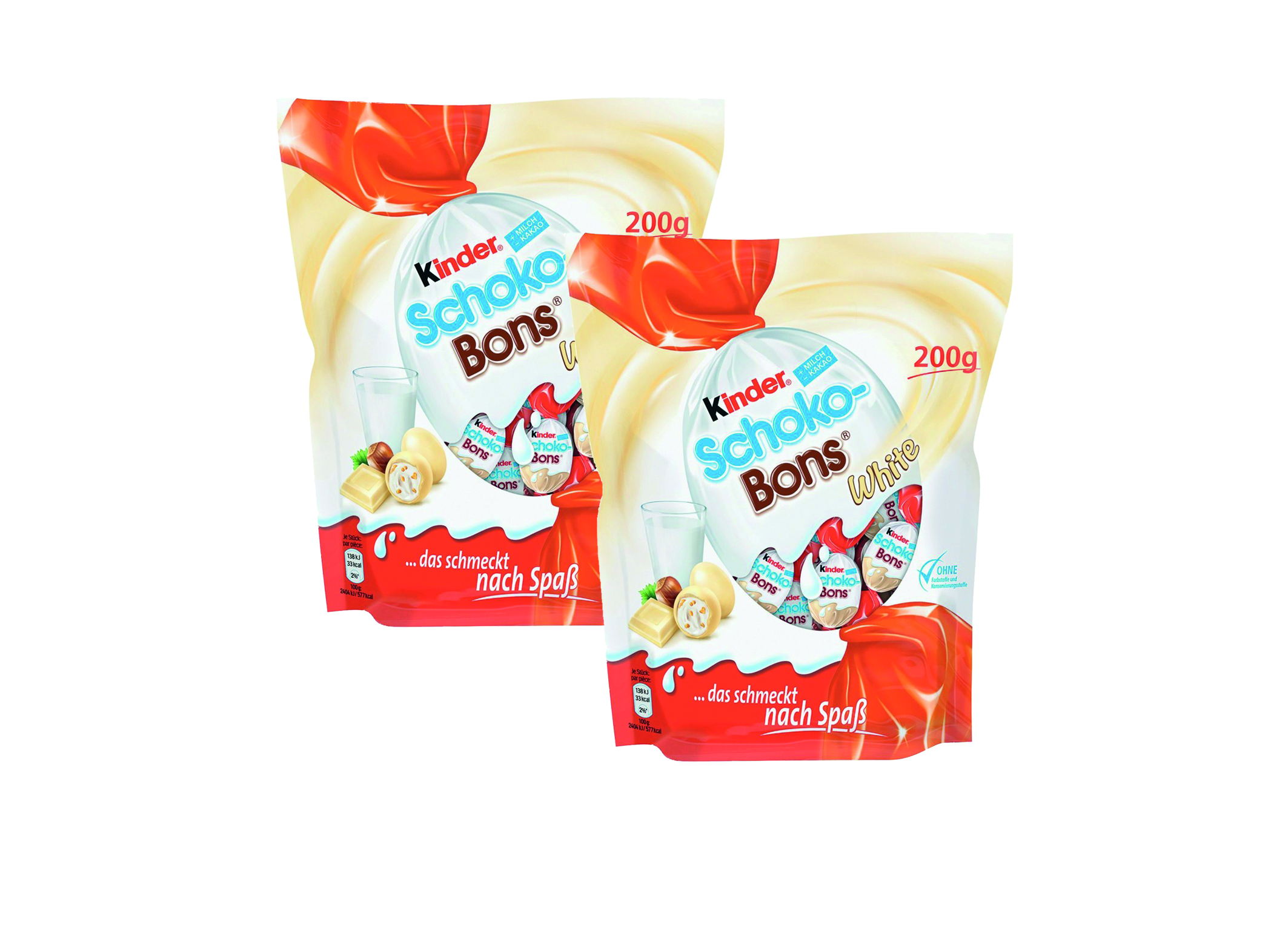 (Bild für) Ferrero Kinder Schoko-Bons White 200g 18