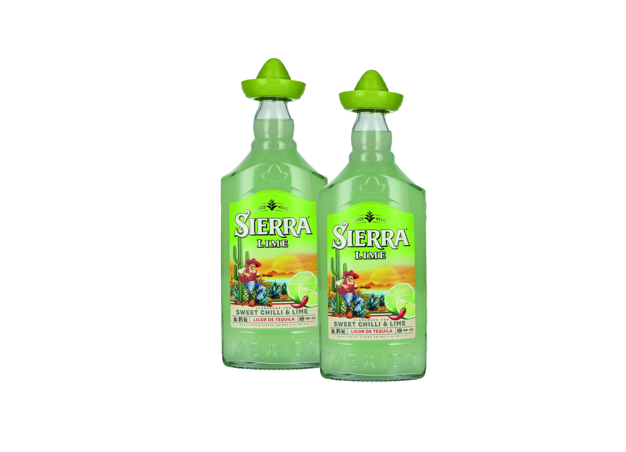 (image for) Sierra Lime Licor Tequila 0,7L 18% 6