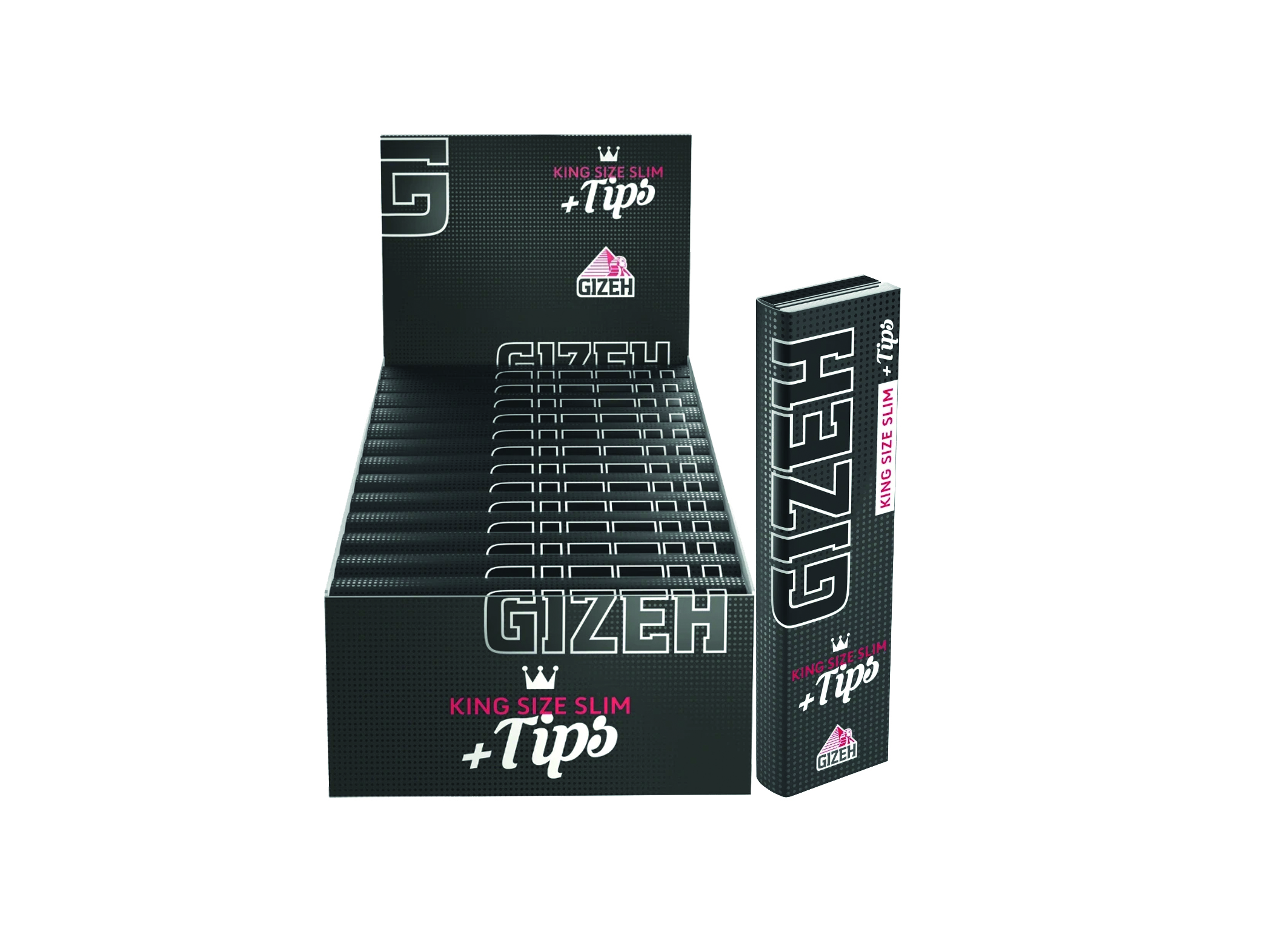 (Bild für) Gizeh Black King Size Slim Filterpapier+Filter 26