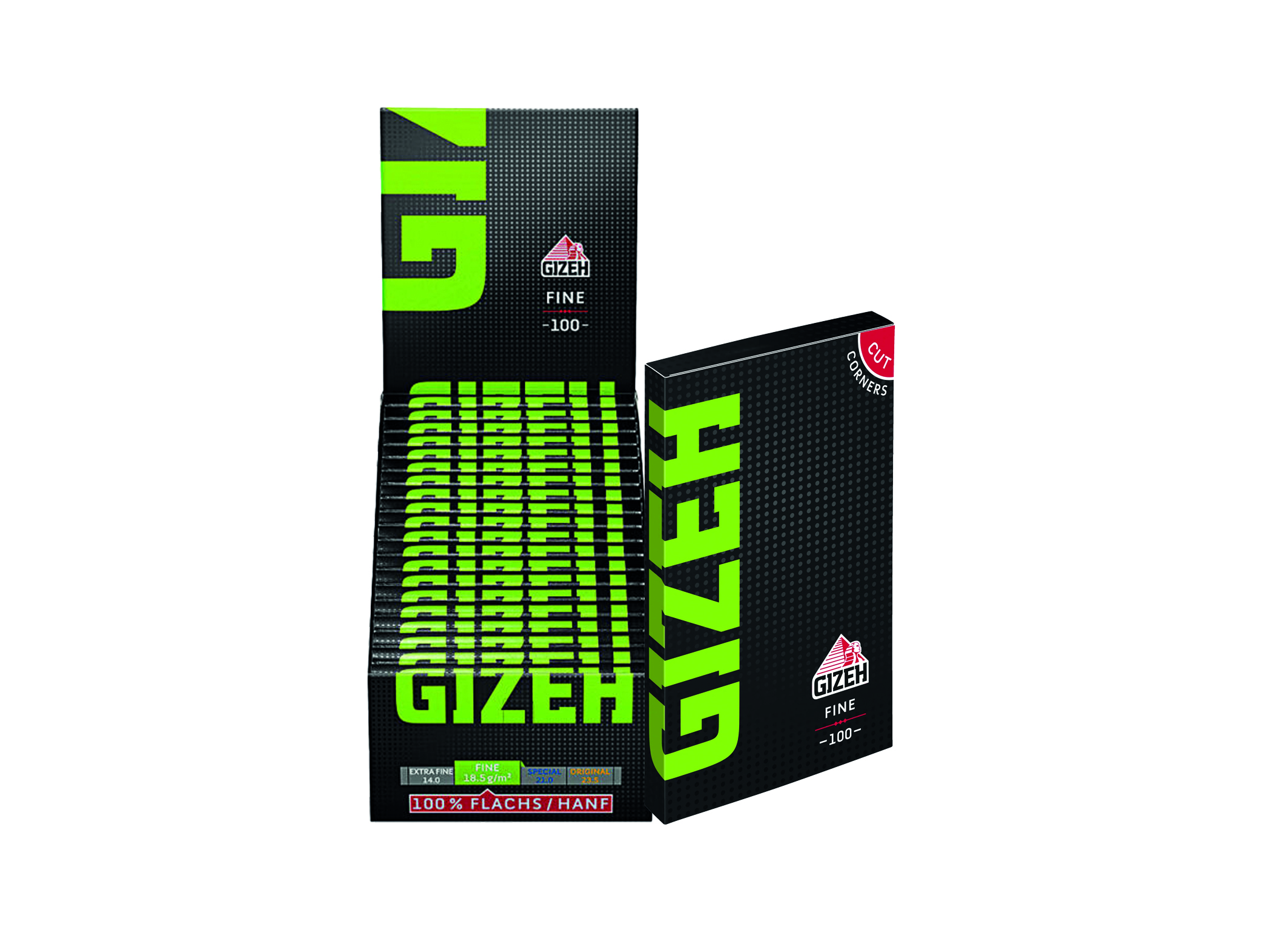 (Bild für) Gizeh Black Fine Zigarettenpapier 100 Blatt 20