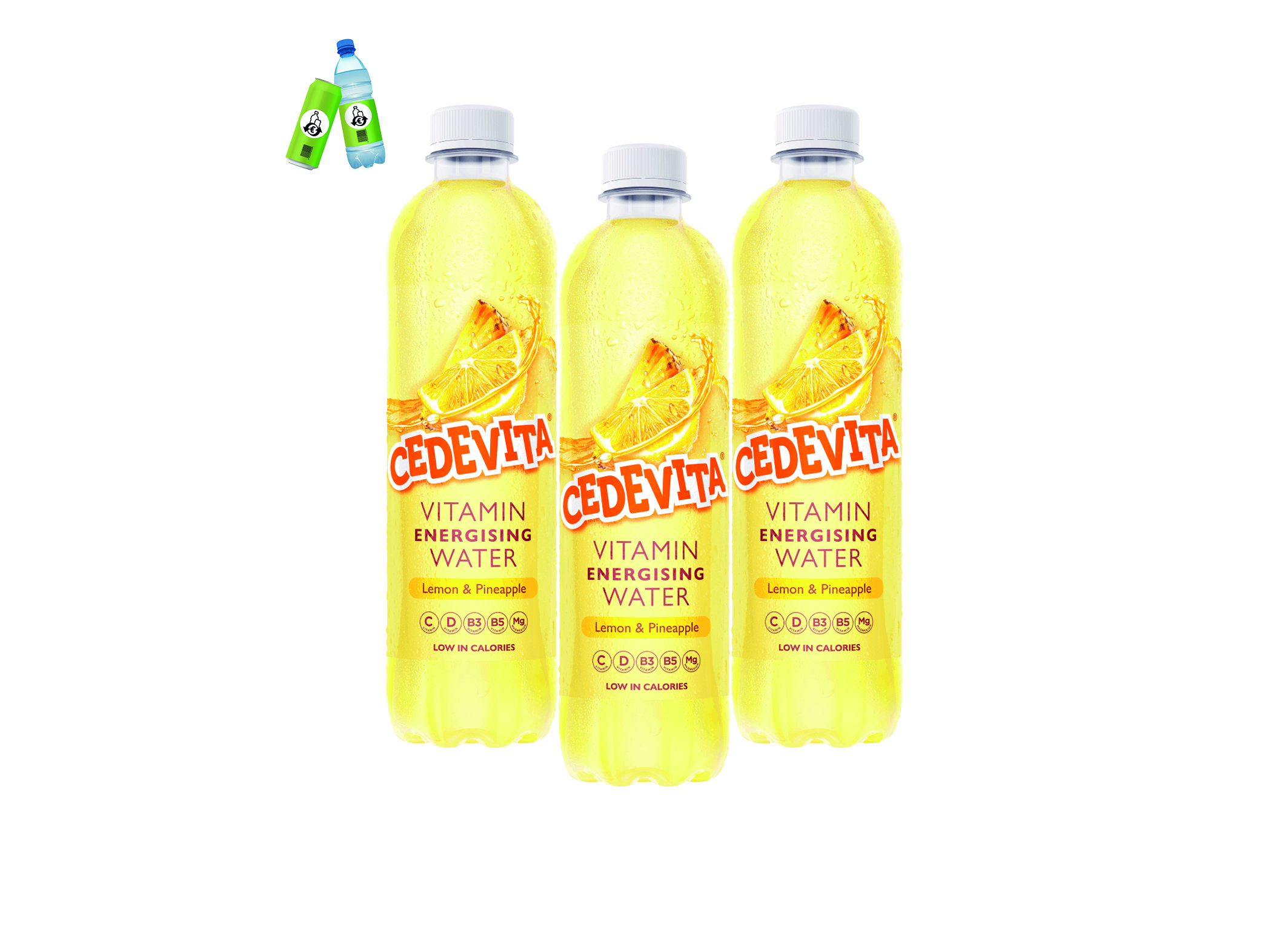 (Bild für) Cedevita Vitamin Water Lemon & Pineapple 0,5L PET EWP 12
