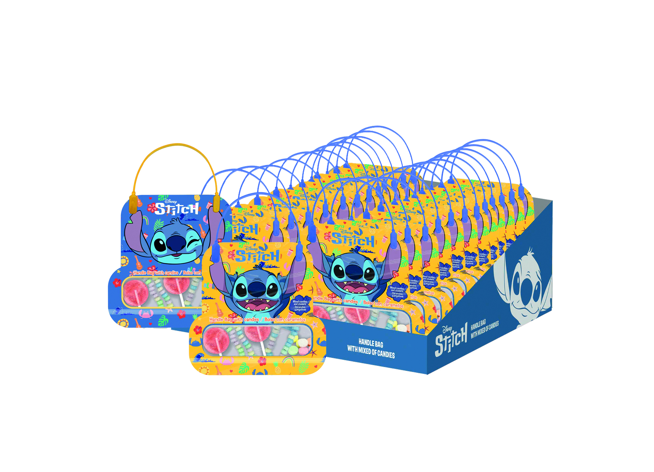 (Bild für) Disney Stitch Handtasche mit Süßigkeiten 70g 24