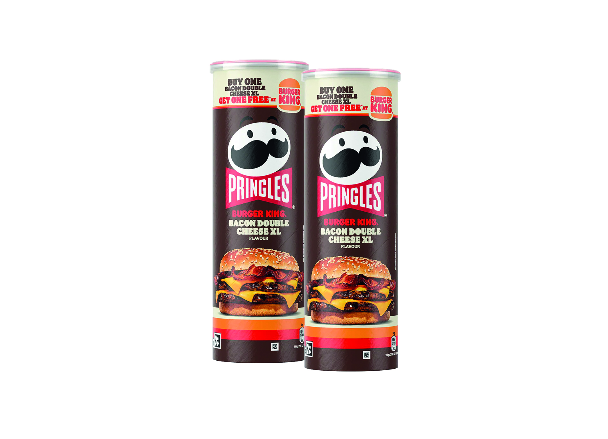 (image for) Pringles Burger King Bacon Double Cheese XL 165g 19