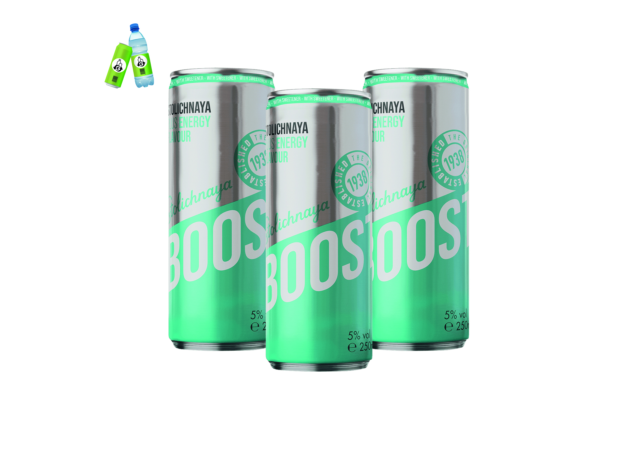 (Bild für) Stolichnaya Boost Energy zuckerfrei 0,25L DS EWP 12
