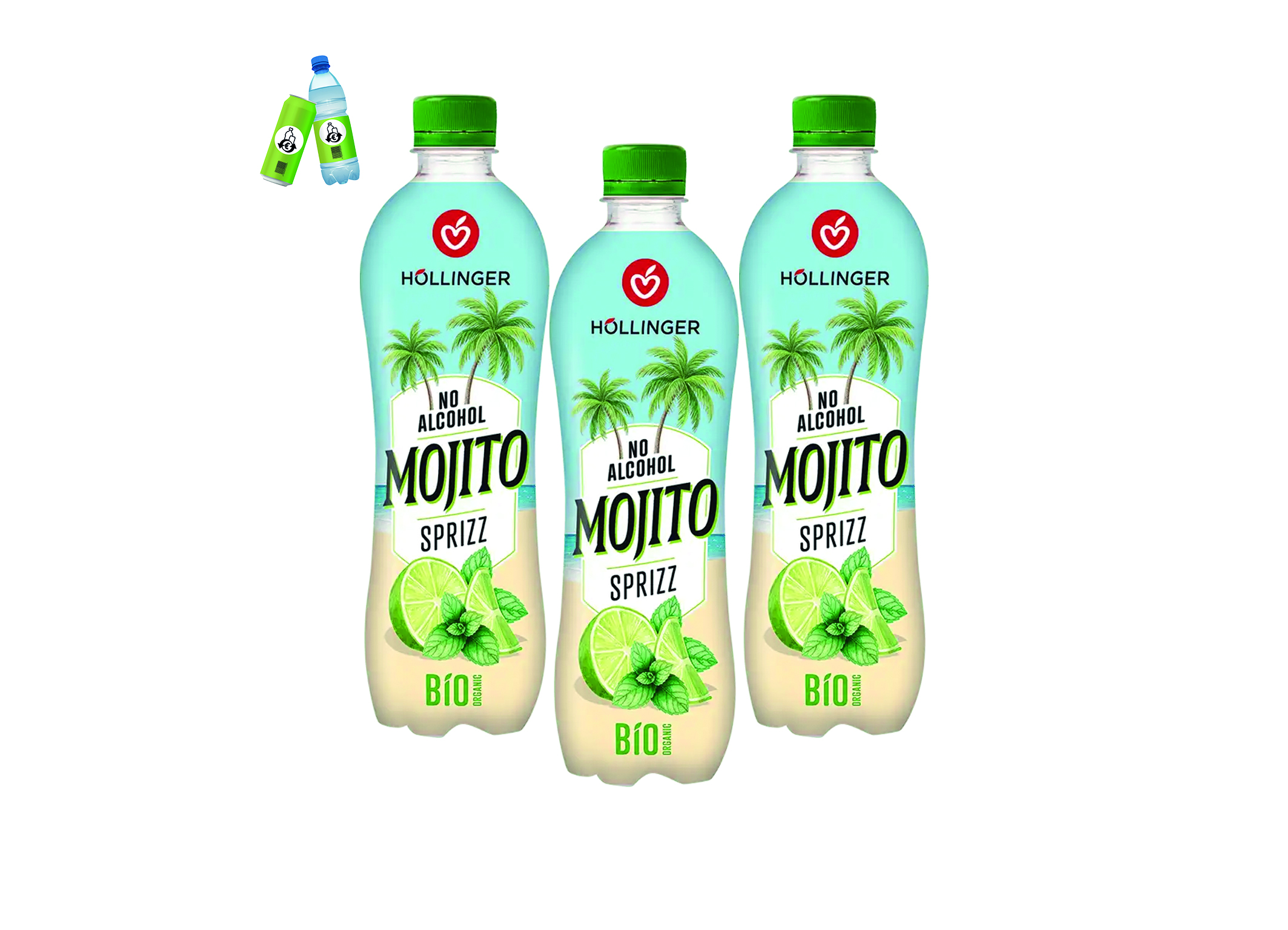 (Bild für) Höllinger Bio Mojito Sprizz 0,5L PET EWP 12