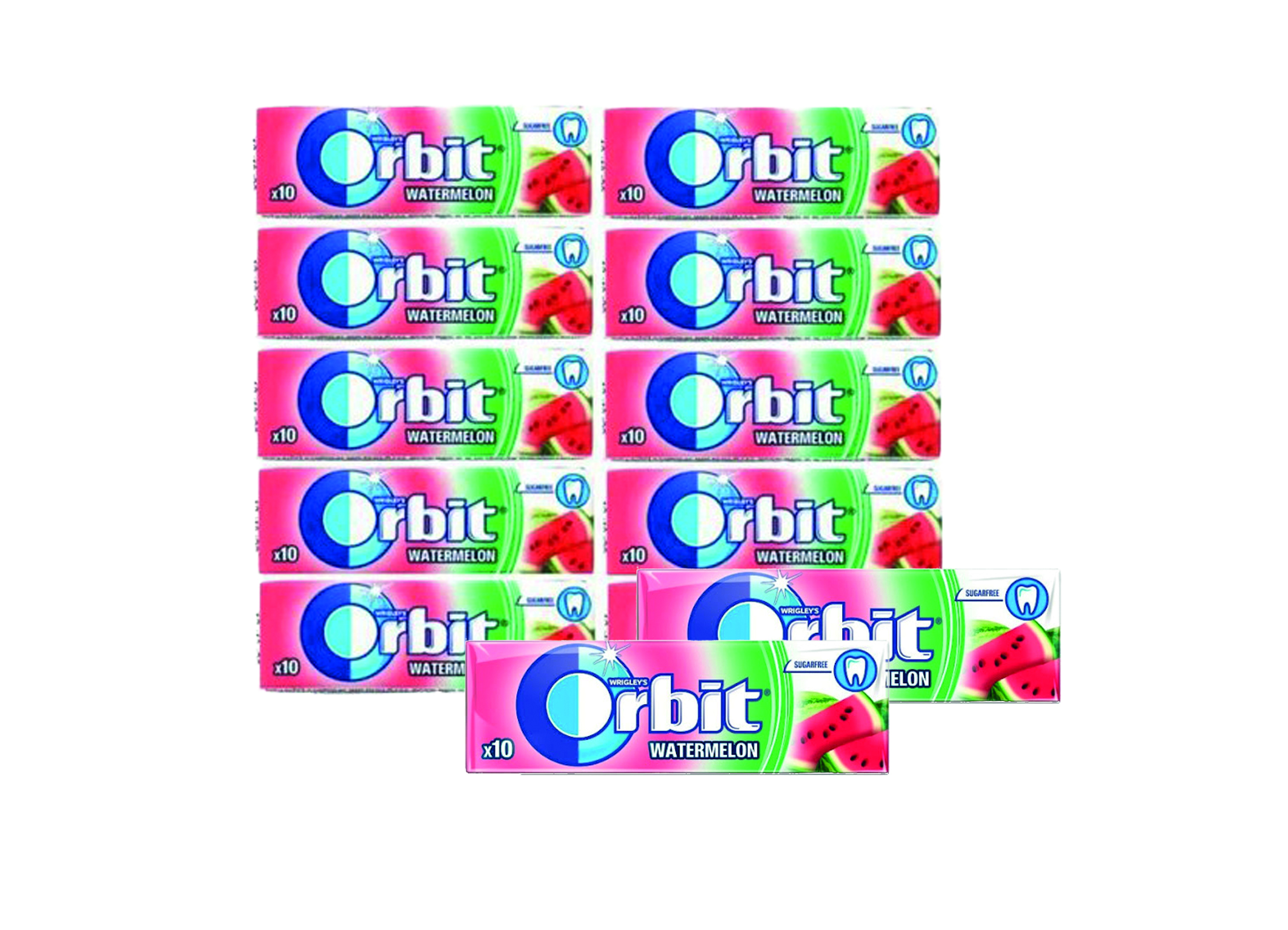 (Bild für) Orbit Watermelon Single 14g 30