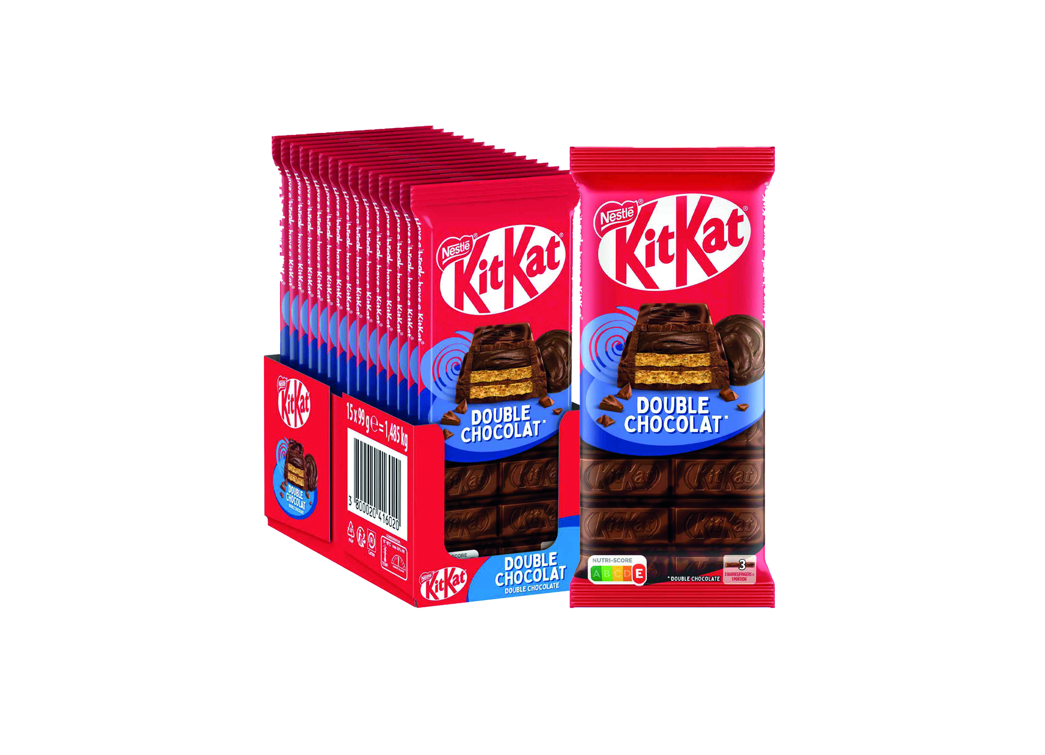 (Bild für) KitKat Tafel Double Chocolate 99g 15