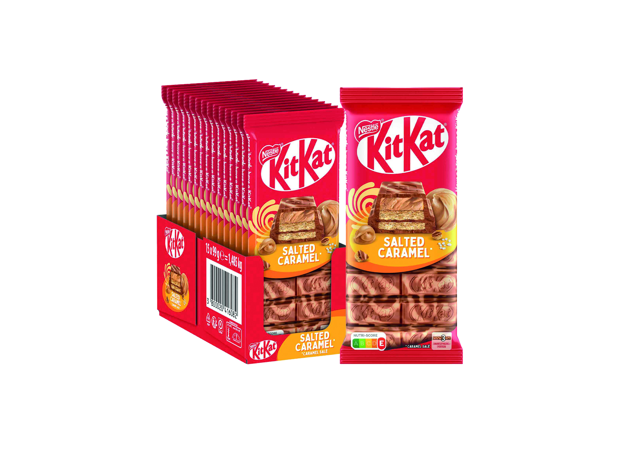 (Bild für) KitKat Tafel Salted Caramel 99g 15