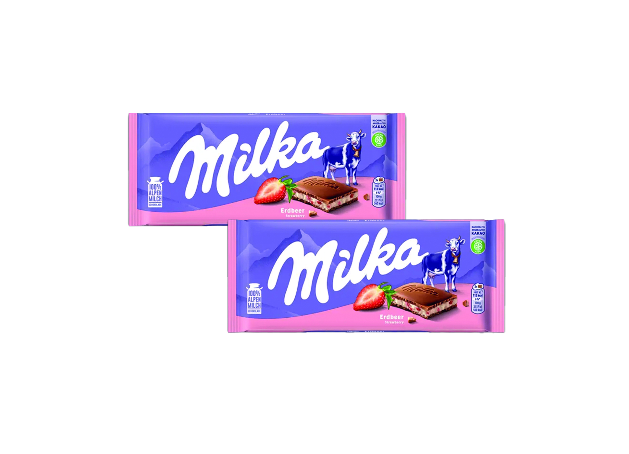 (Bild für) Milka Erdbeer 100g 22