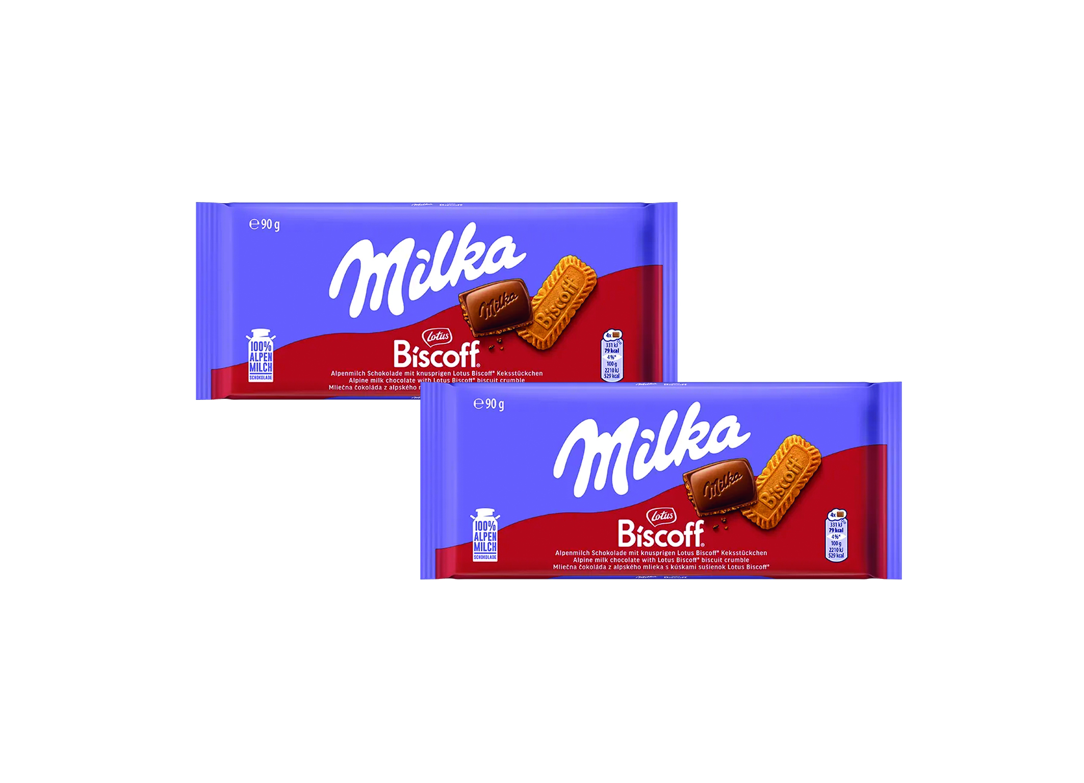 (Bild für) Milka Lotus Biscoff 90g 24