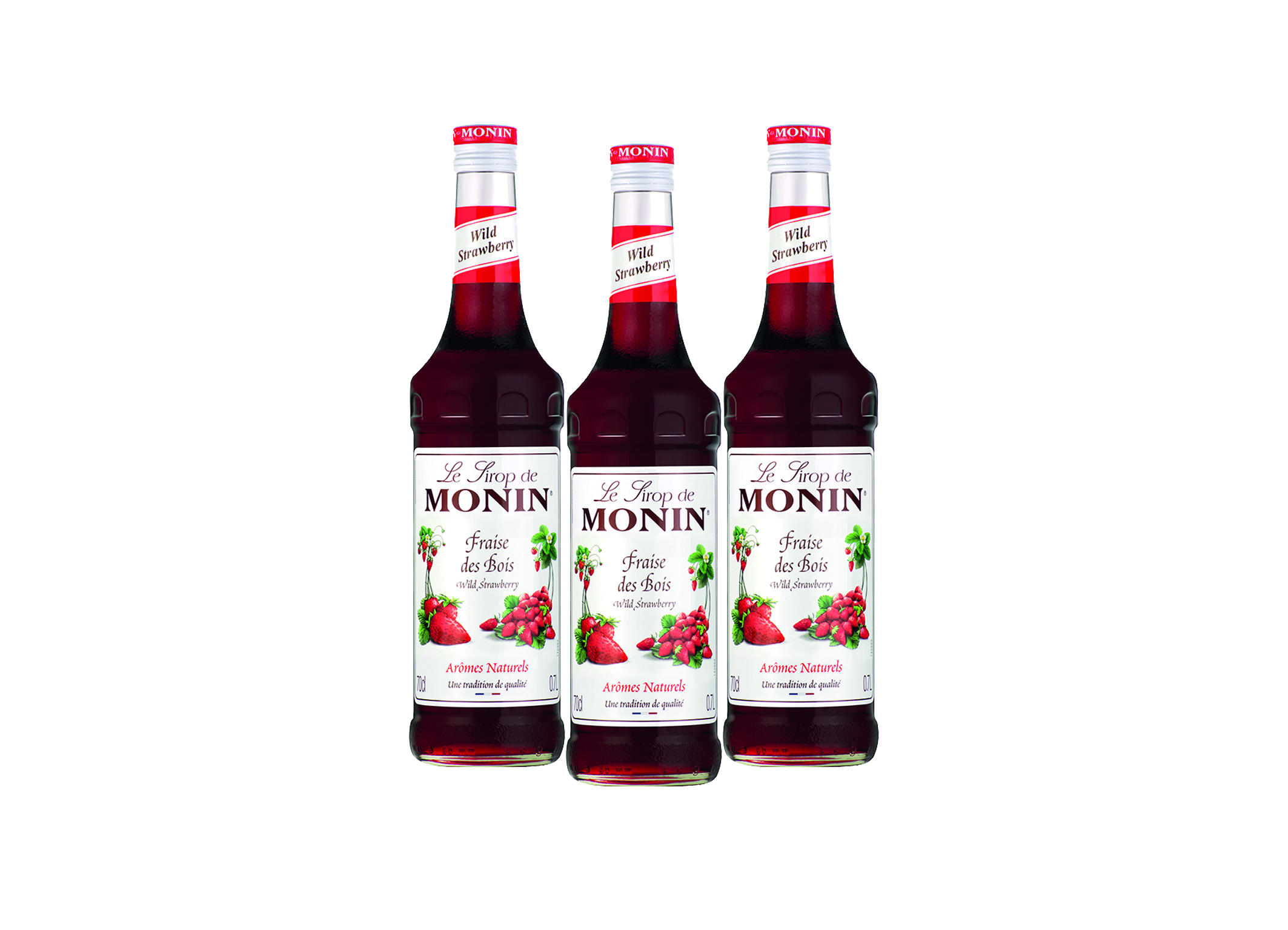 (Bild für) Monin Sirup Wild Strawberry (Fraise des Bois) 0,7L 1