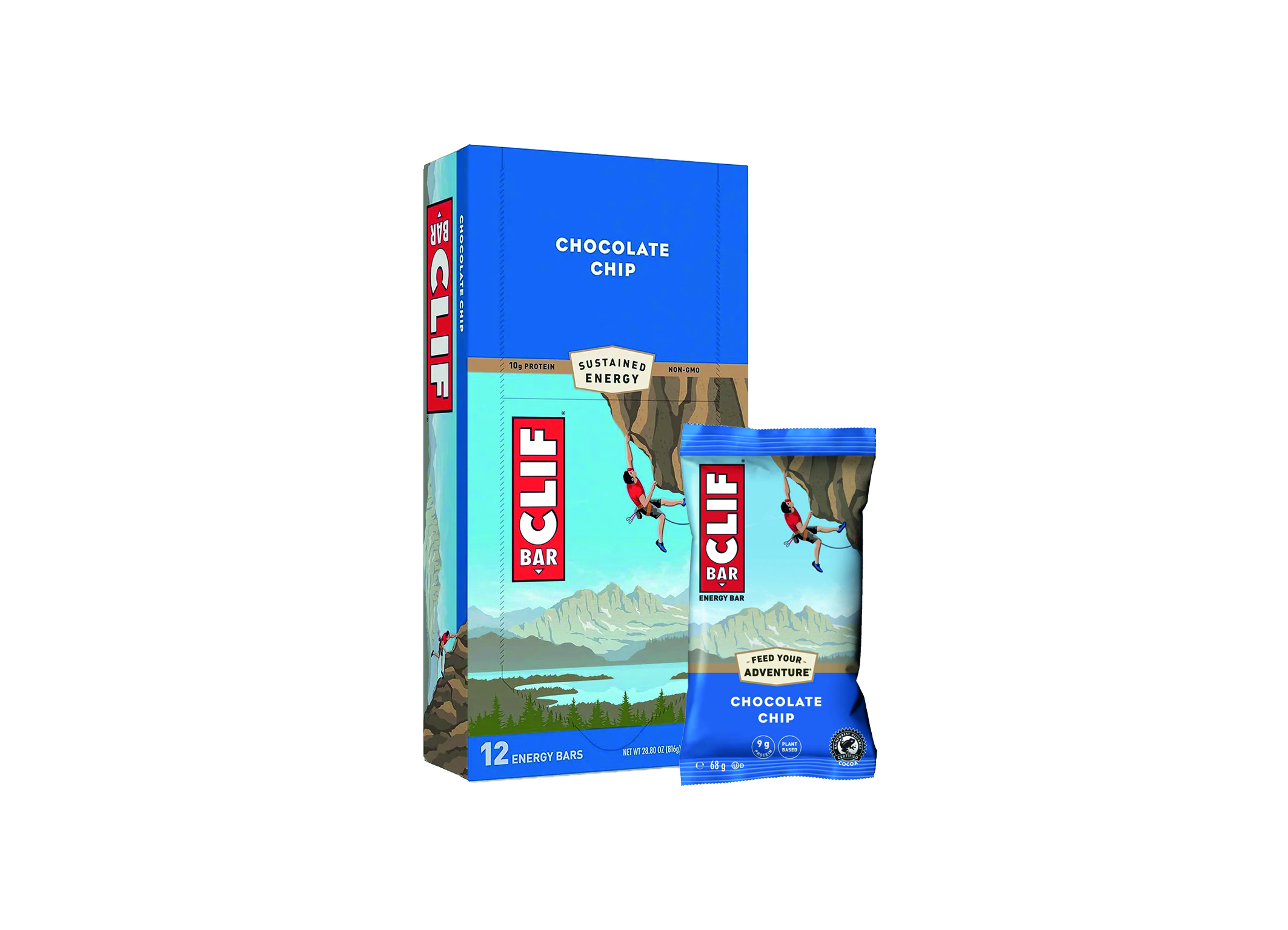 (Bild für) Clif Bar Chocolate Chip 68g 12