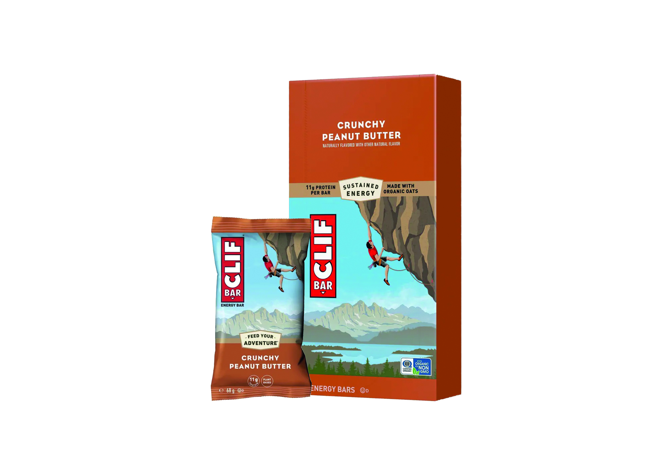 (Bild für) Clif Bar Crunchy Peanut Butter 68g 12