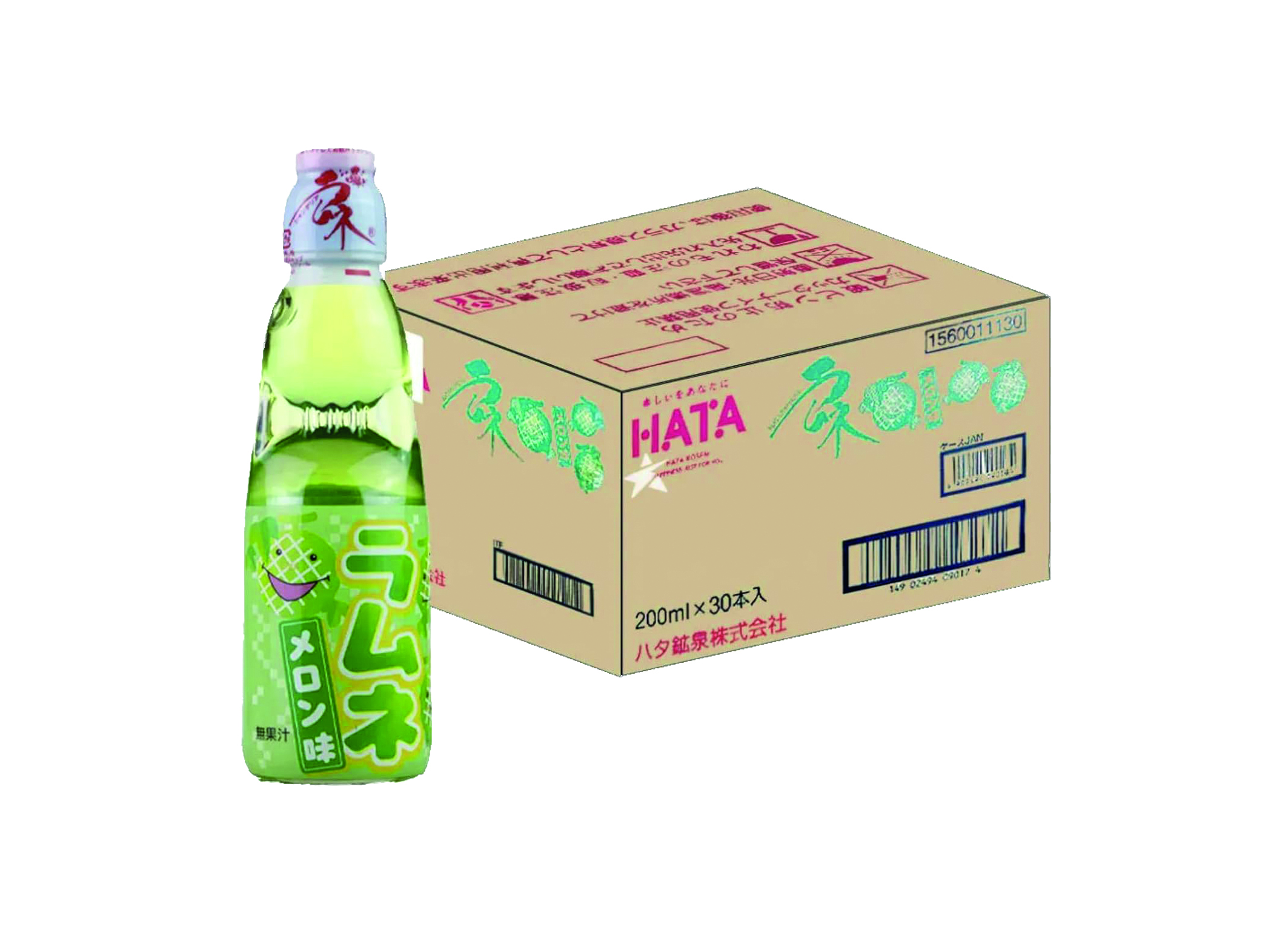 (Bild für) Hata Kosen Ramune Melon 0,2L FL EW 30