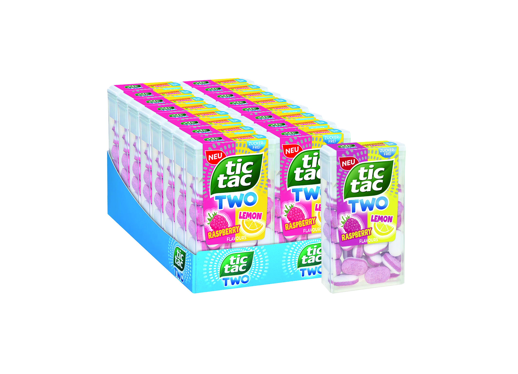 (Bild für) Tic Tac Two Raspberry & Lemon 38,5g 24