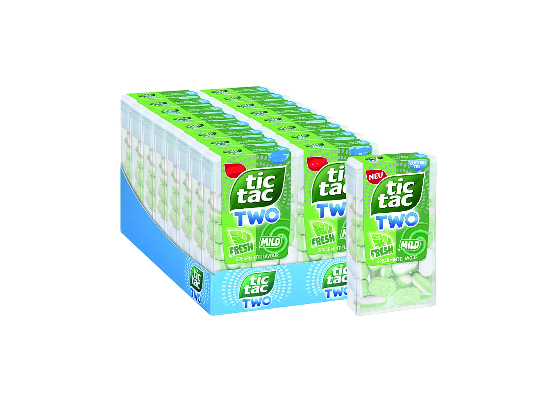 (Bild für) Tic Tac Two Spearmint Fresh & Mild 38,5g 24