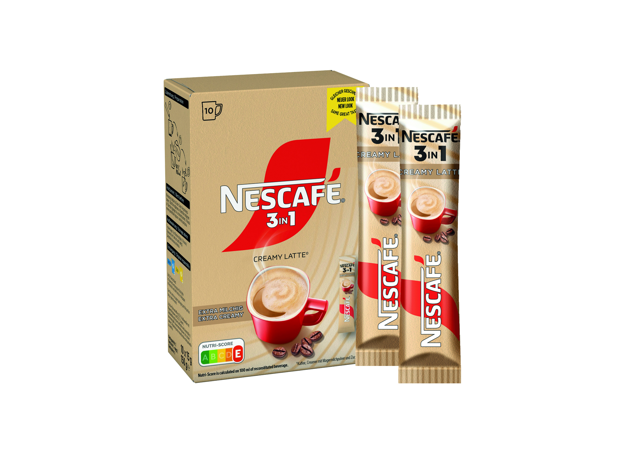 (Bild für) Nescafé 3in1 Creamy Latte Beutel 10x15g 18