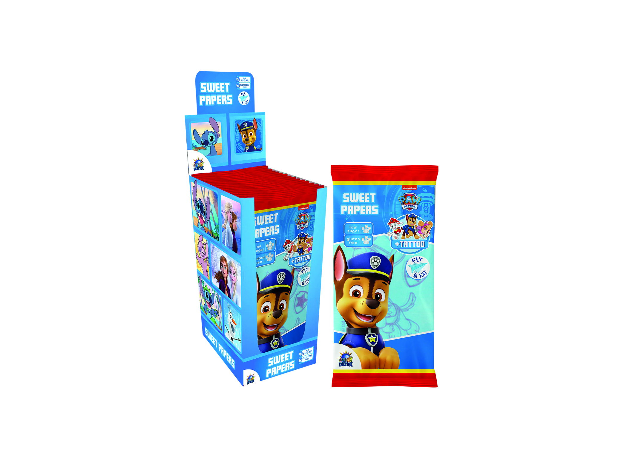 (Bild für) Paw Patrol Esspapier mit Tattoo 8g 25