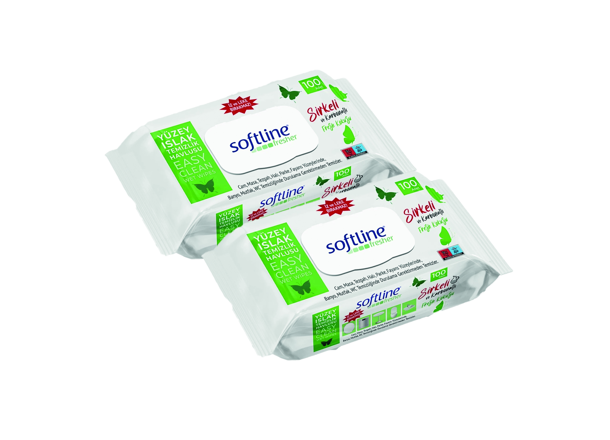 (Bild für) Softline Easy Clean Allzweck-Reinigungstücher Grün 100 Stück 9