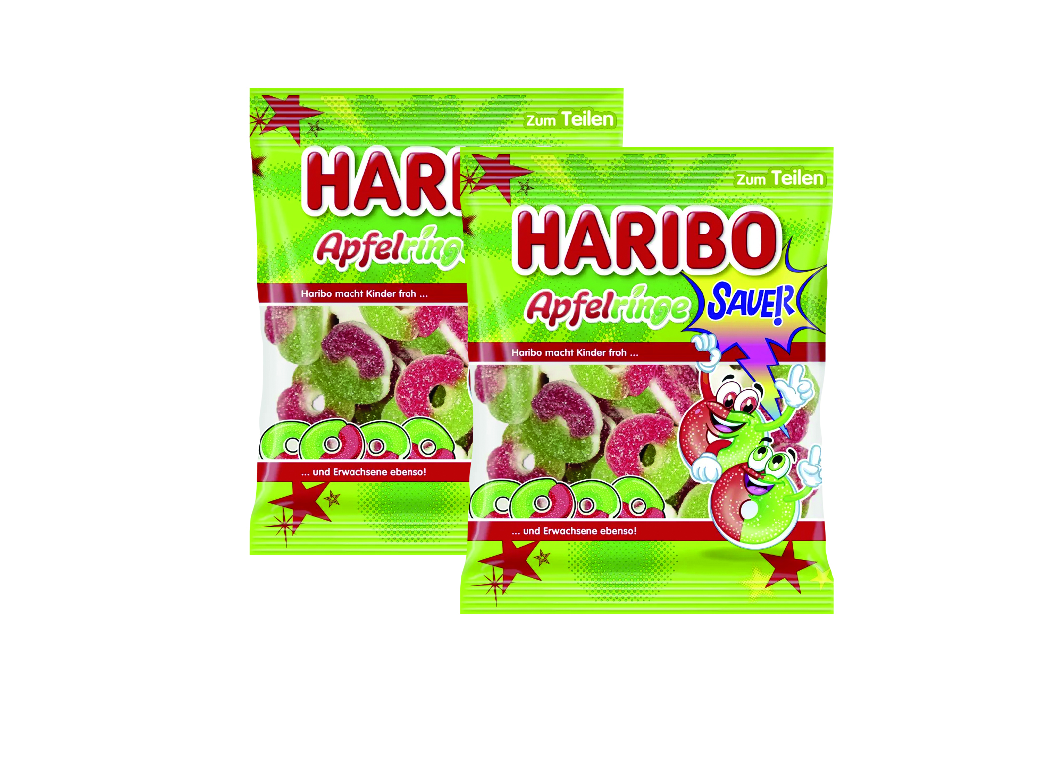 (Bild für) Haribo Apfelringe Sauer 175g 15