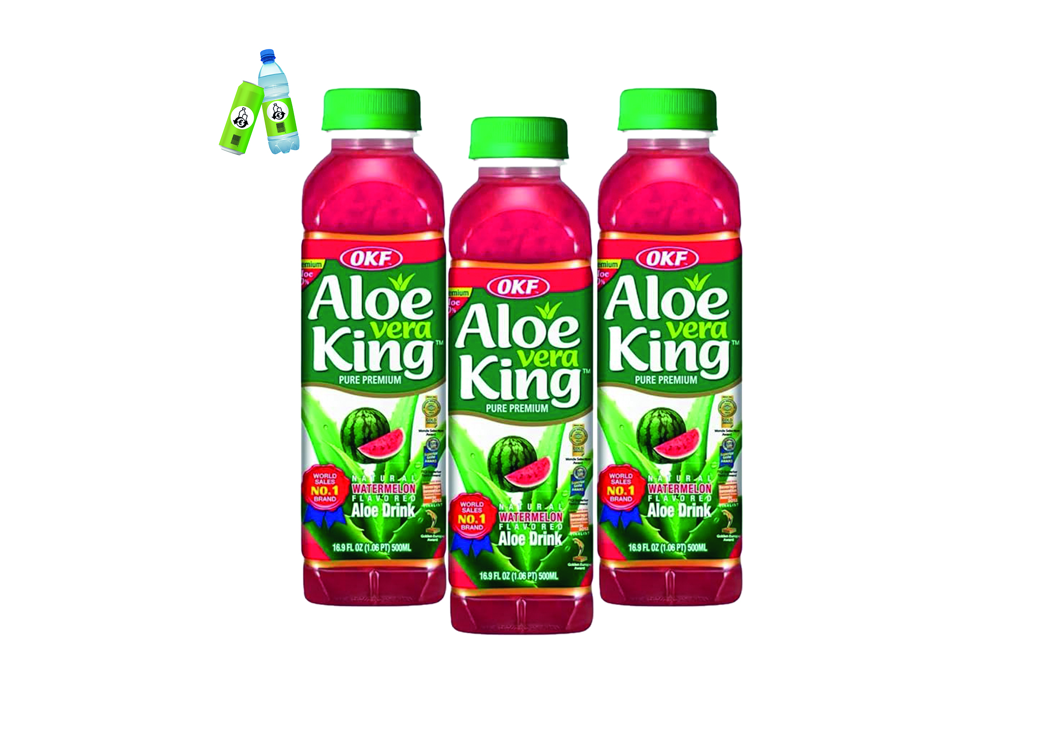 (Bild für) OKF Aloe Vera King Watermelon 0,5L PET EWP 20