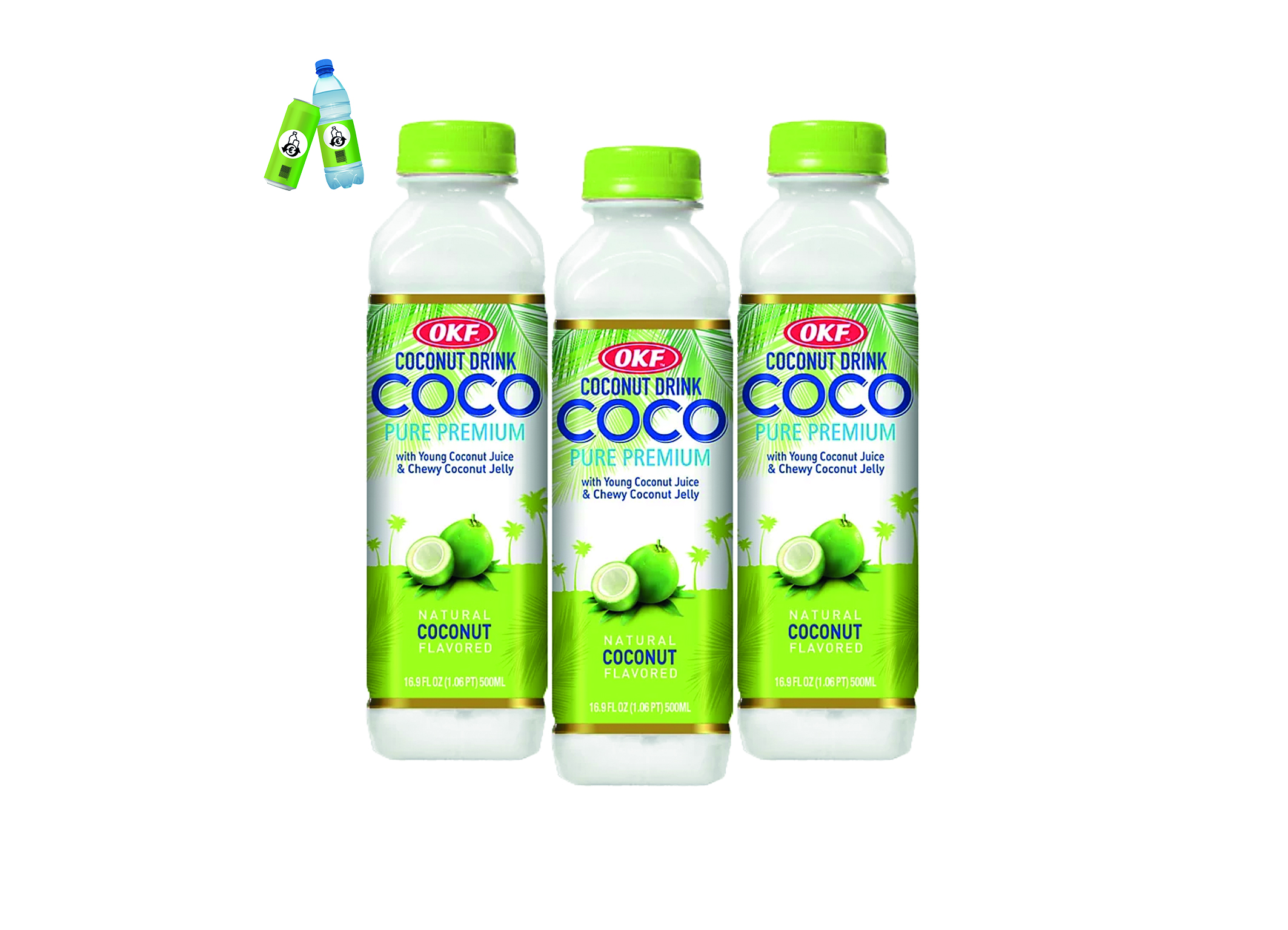 (Bild für) OKF Coco Coconut 0,5L PET EWP 20
