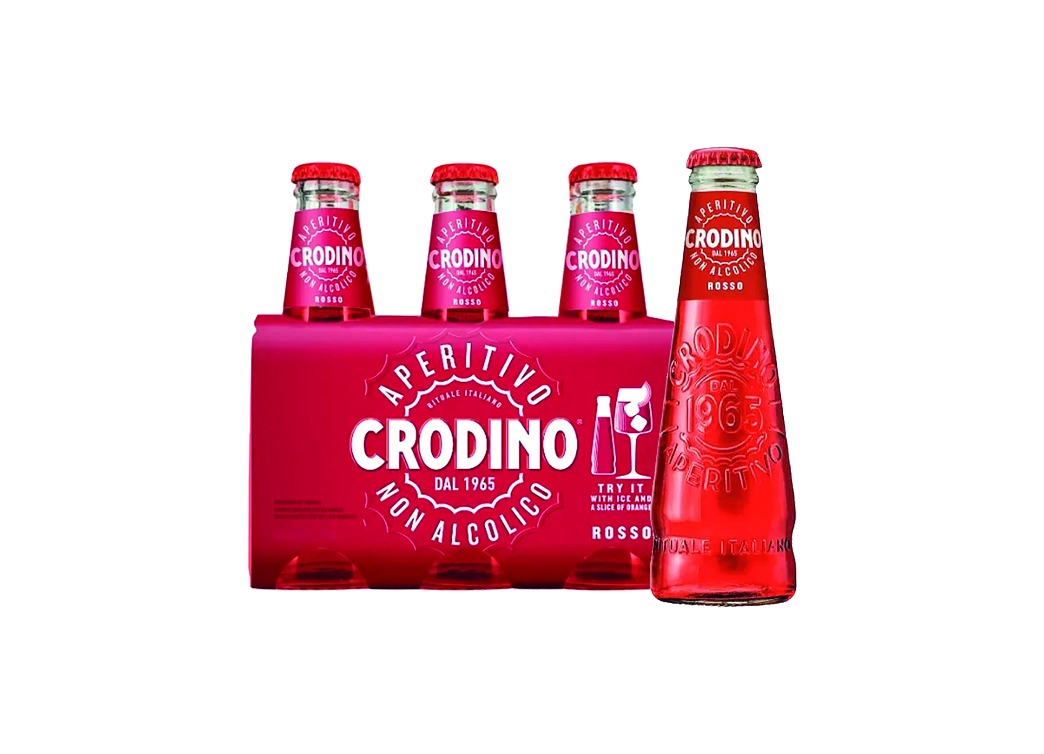 (Bild für) Crodino Rosso Alkoholfreier Aperitif 0,175L FL EW 24