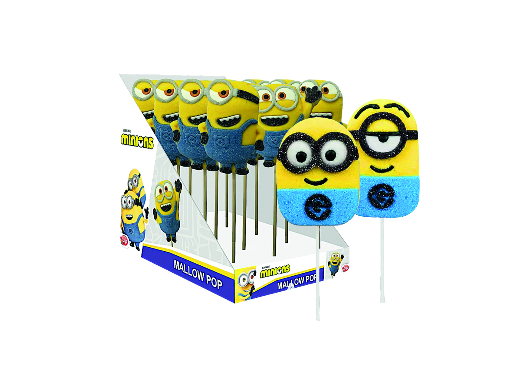 (Bild für) Minions Mallow Lollipop 45g 18